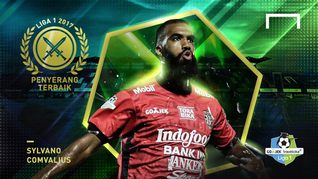 Penyerang Terbaik Liga 1 2017 - Sylvano Comvalius