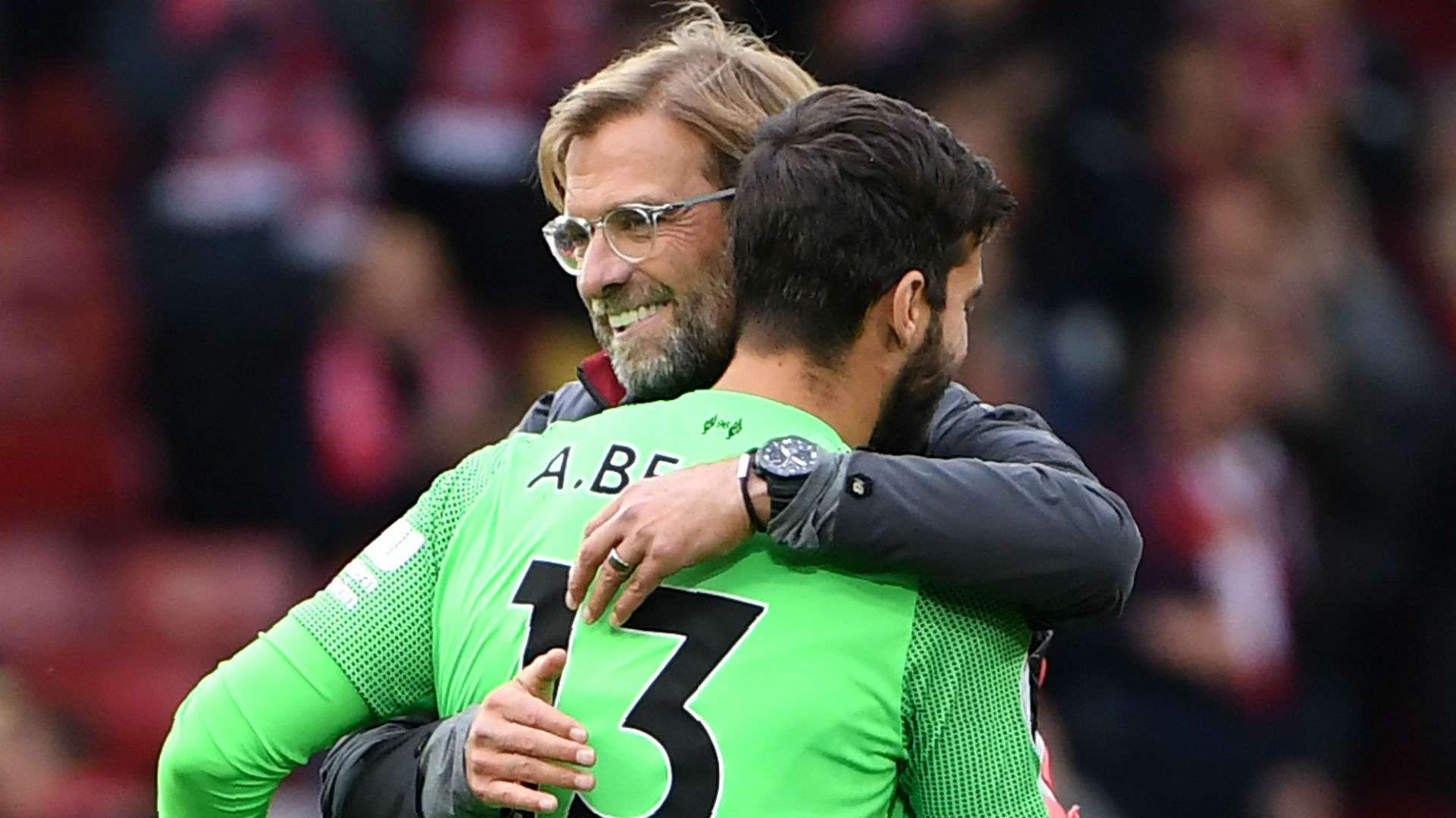 Klopp Alisson Liverpool 11 12 2018