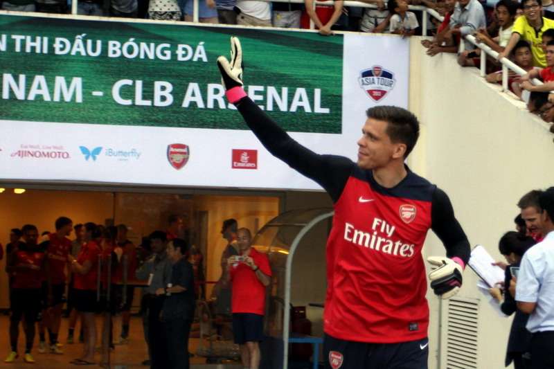 Wojciech Szczesny - Arsenal's training in Vietnam