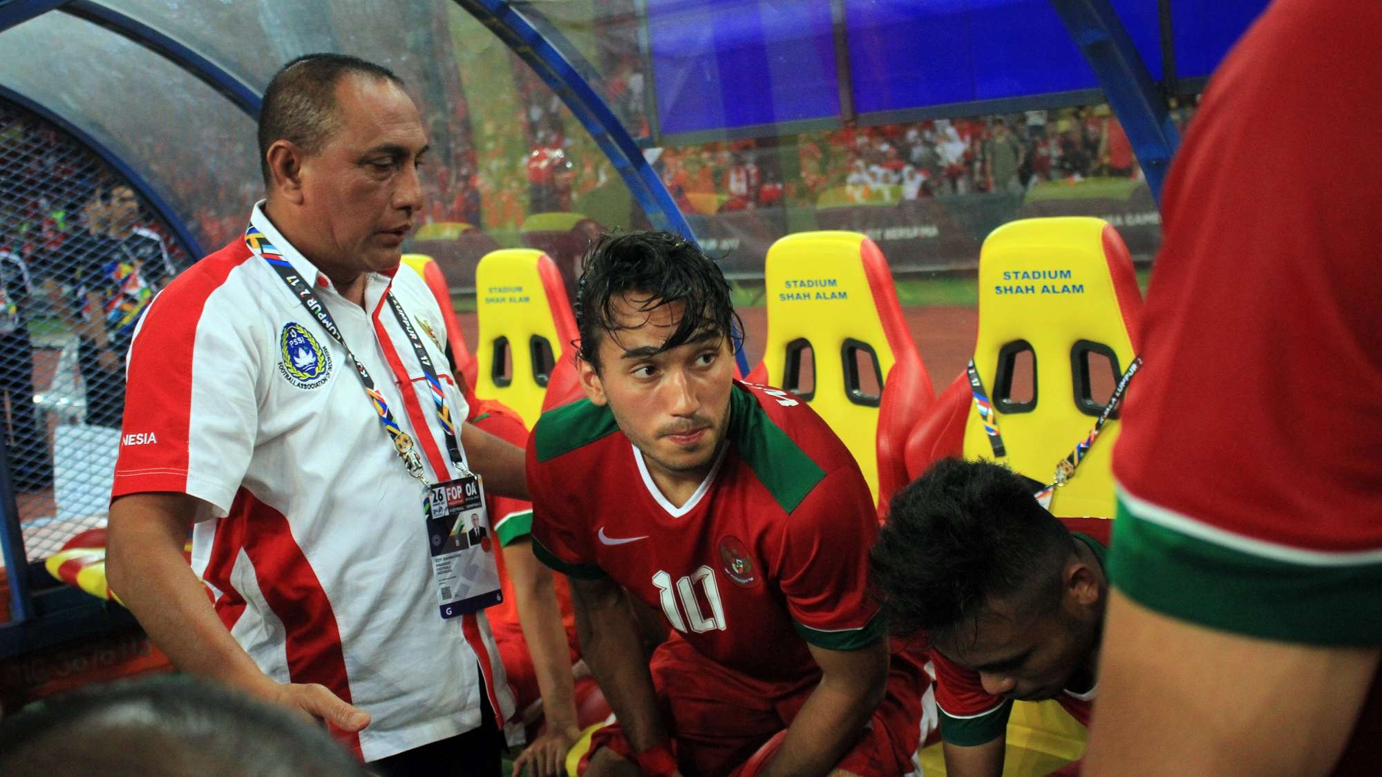 Ketua PSSI Edy Rahmayadi & Ezra Walian - Indonesia