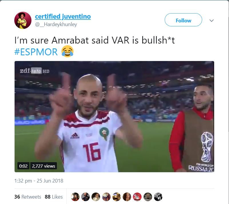 VAR reaction