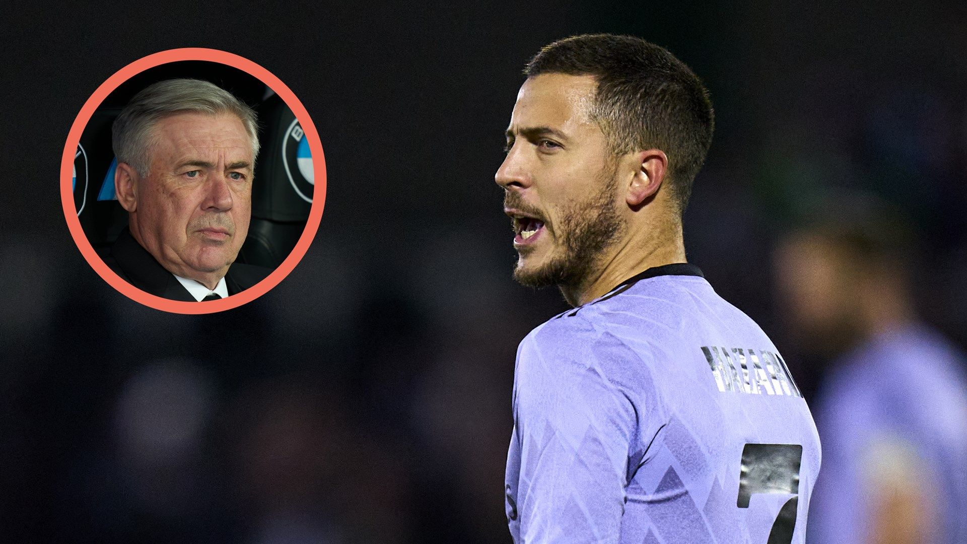 Hazard Ancelotti Real Madrid