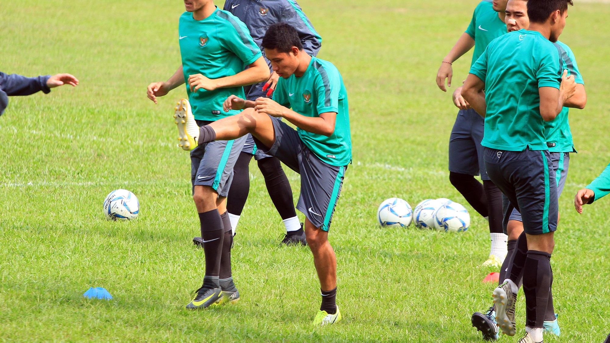 Evan Dimas - Latihan Timnas Indonesia
