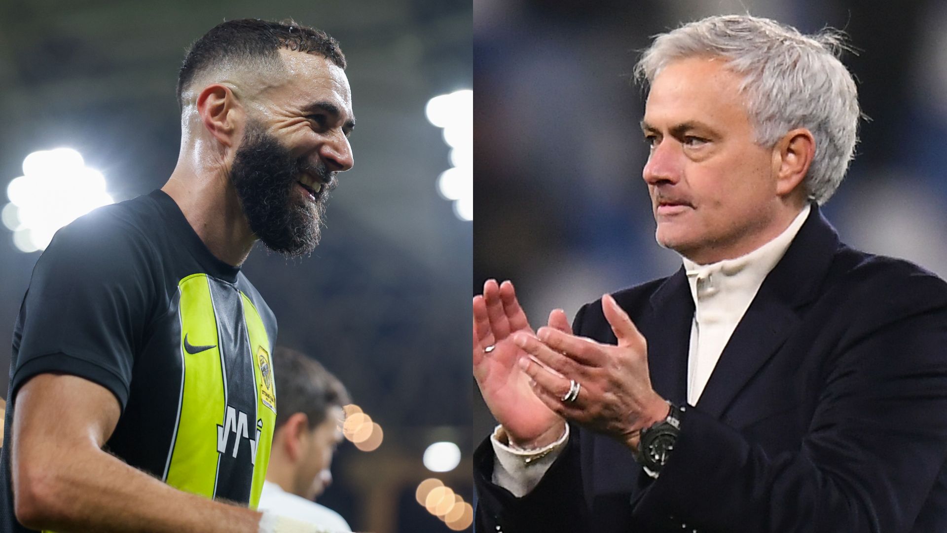 GFX Karim Benzema Jose Mourinho