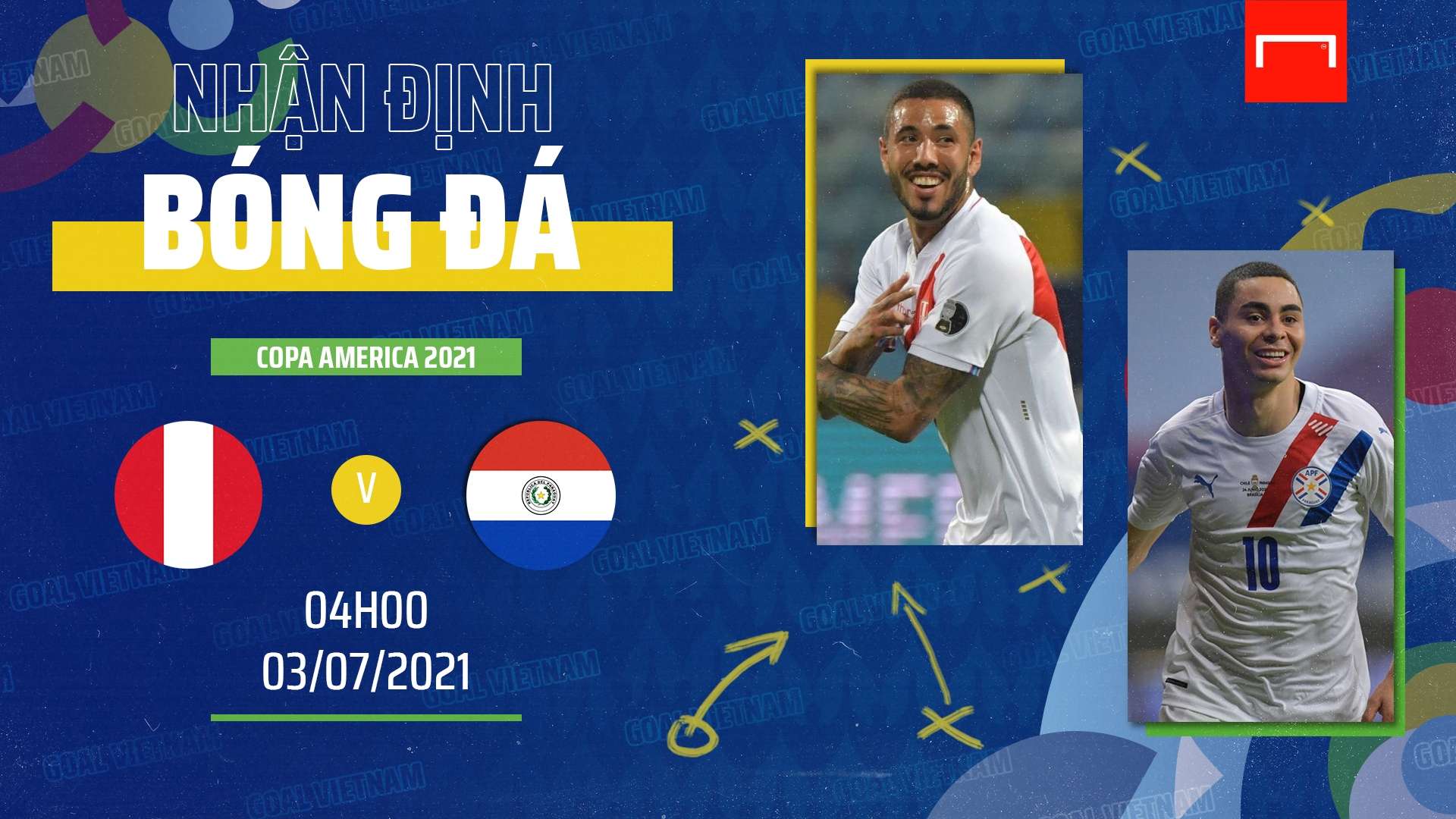 Preview Peru vs Paraguay 2021 Copa America GFX