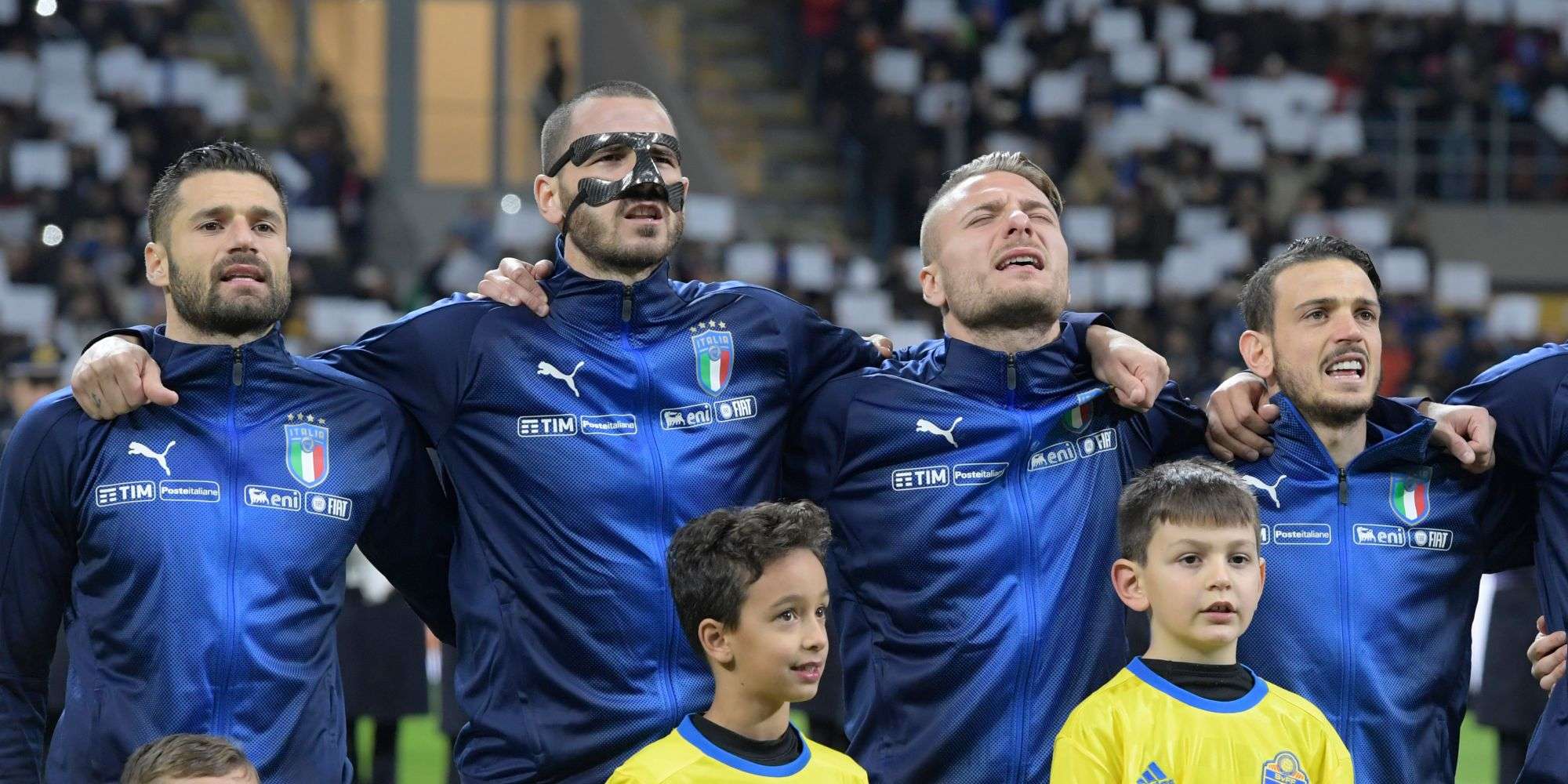 Italy players Italy Sweden WC qualification