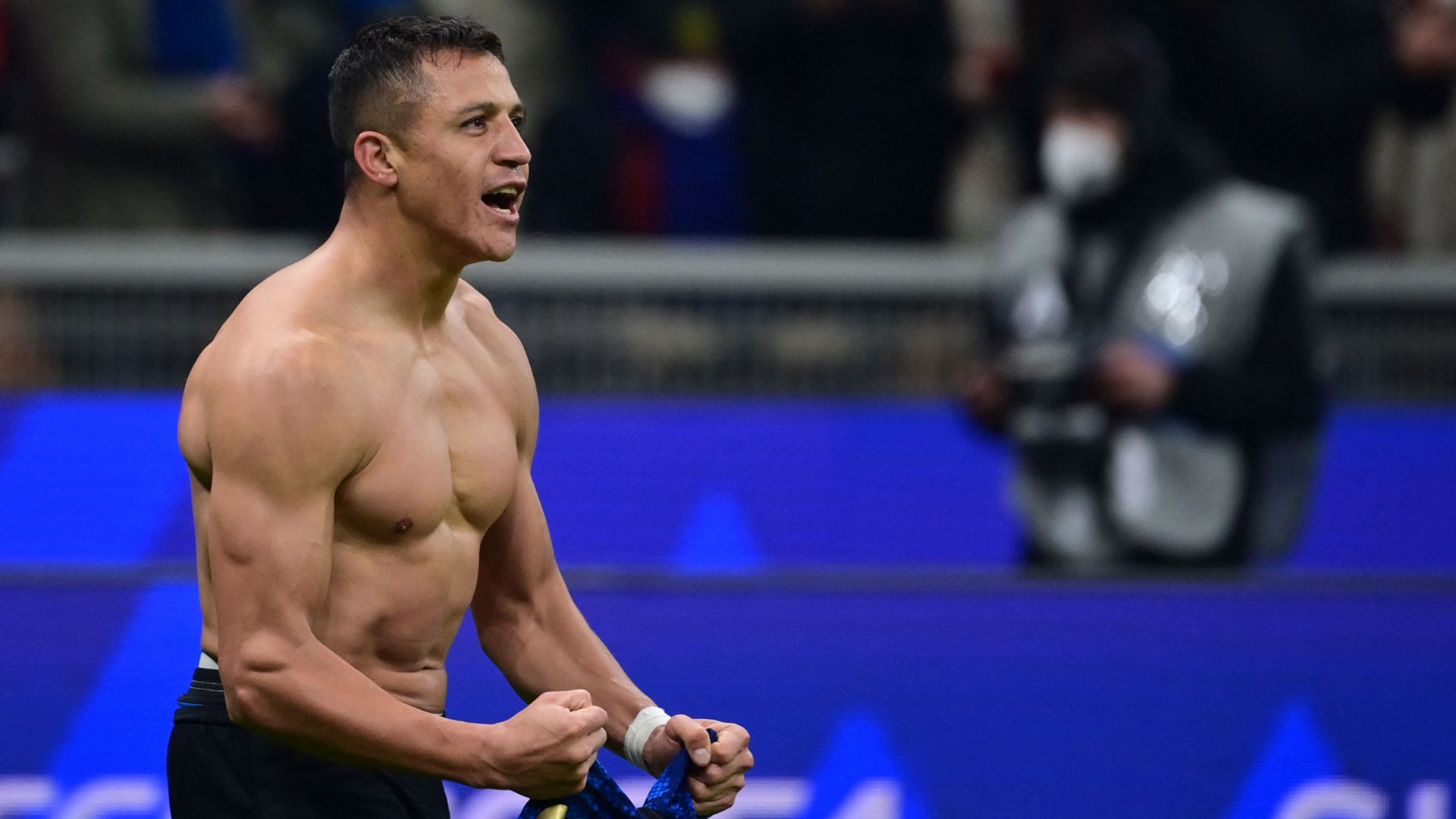 Alexis Sanchez Inter Juventus Supercoppa Italiana 2021-22