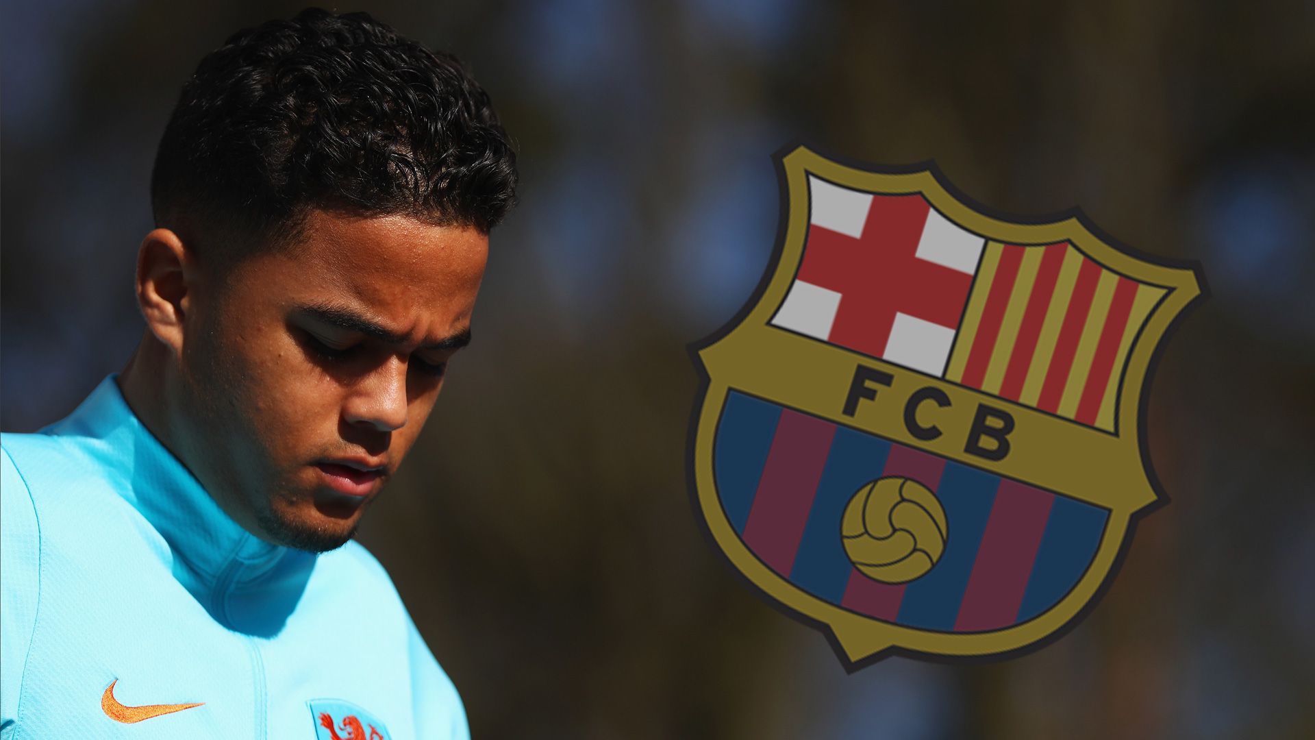 GFX Justin Kluivert Barcelona