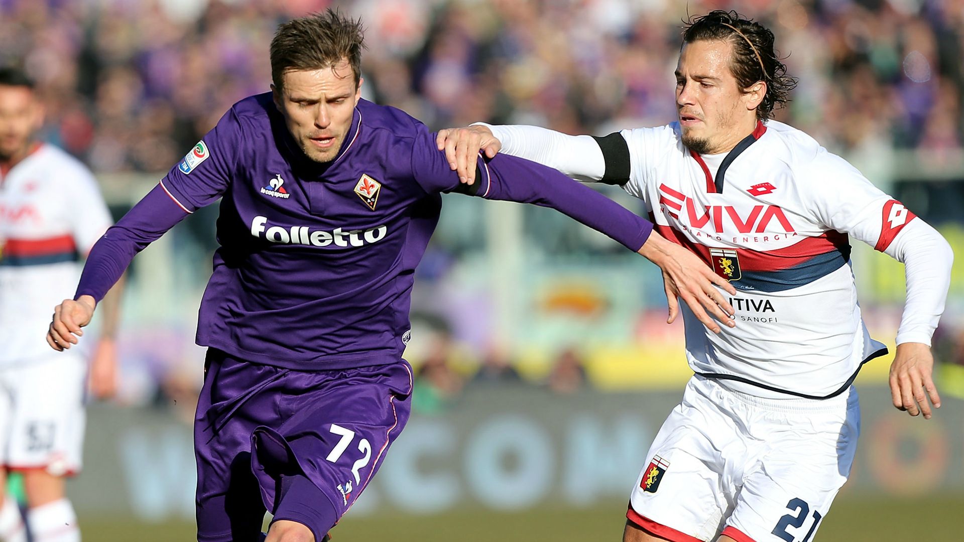 Josip Ilicic Lucas Orban Fiorentina Genoa Serie A
