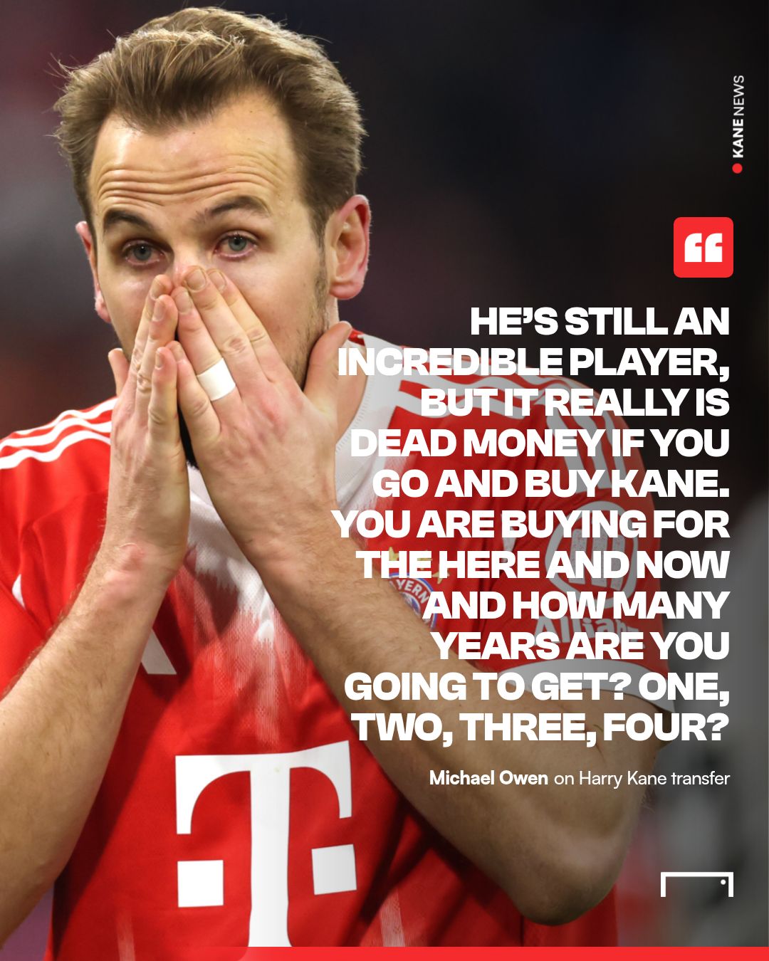 Michael Owen Harry Kane dead money transfer