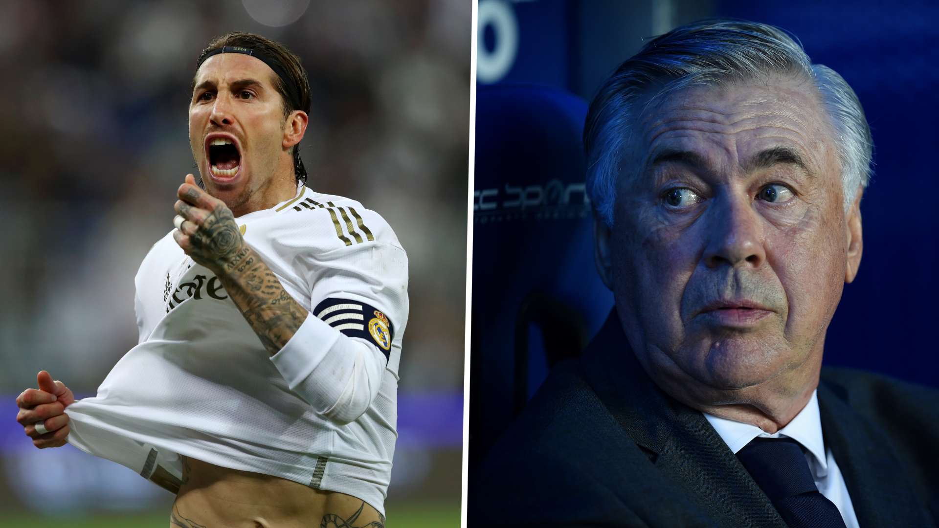 Sergio Ramos, Carlo Ancelotti GFX