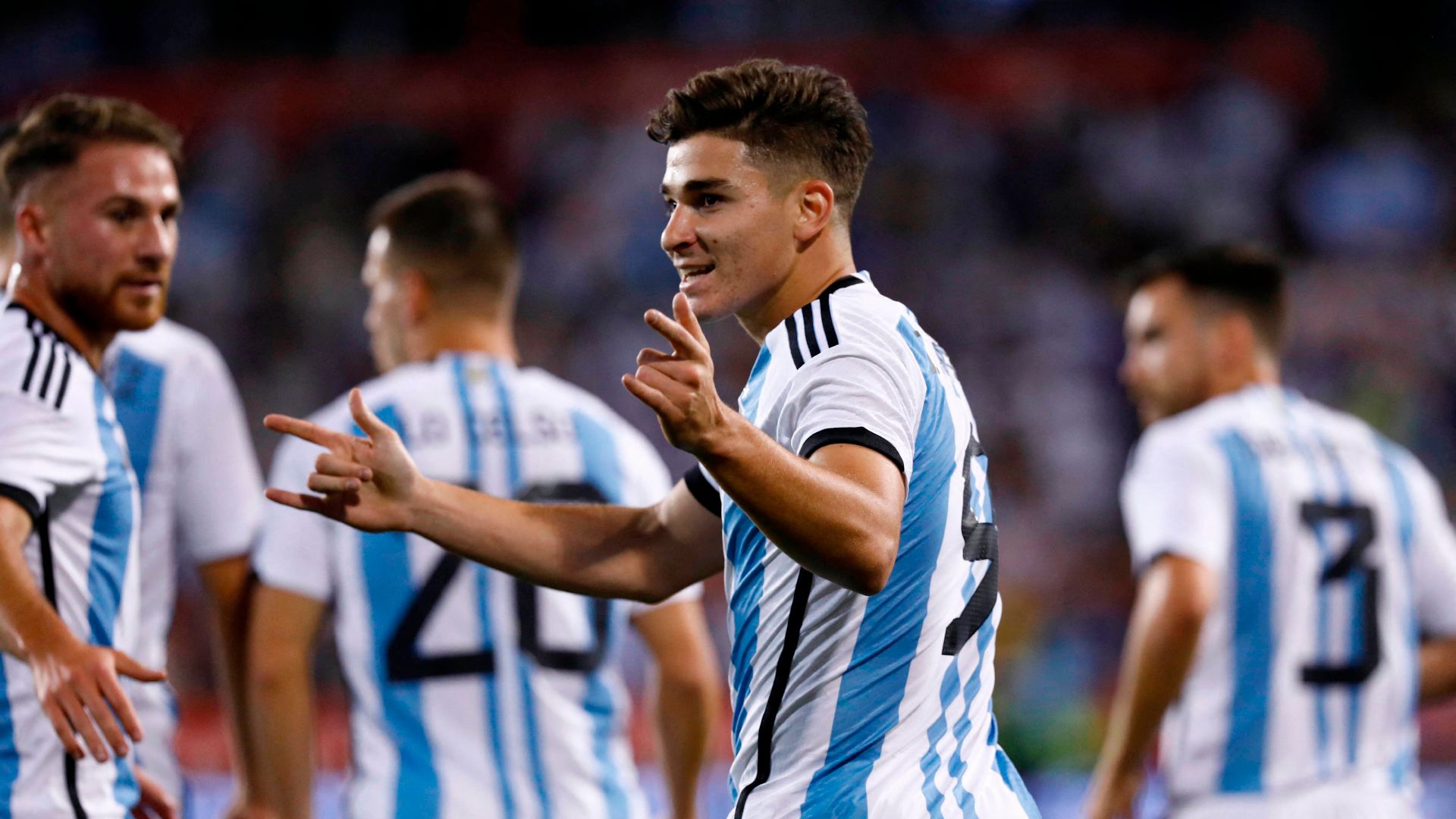 julian alvarez argentina jamaica amistoso internacional 27092022