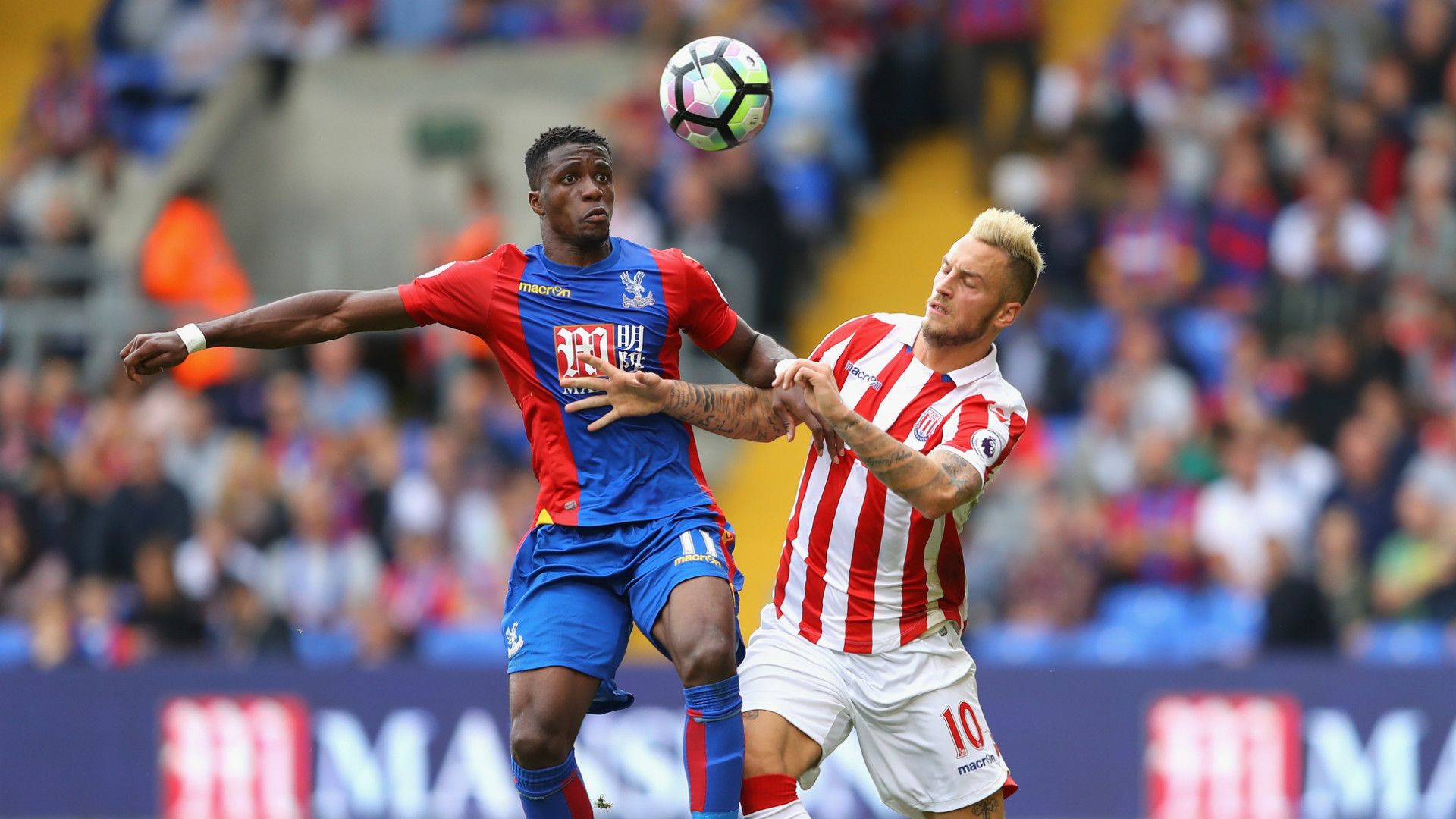 HD Wilfried Zaha Marko Arnautovic Crystal Palace Stoke City