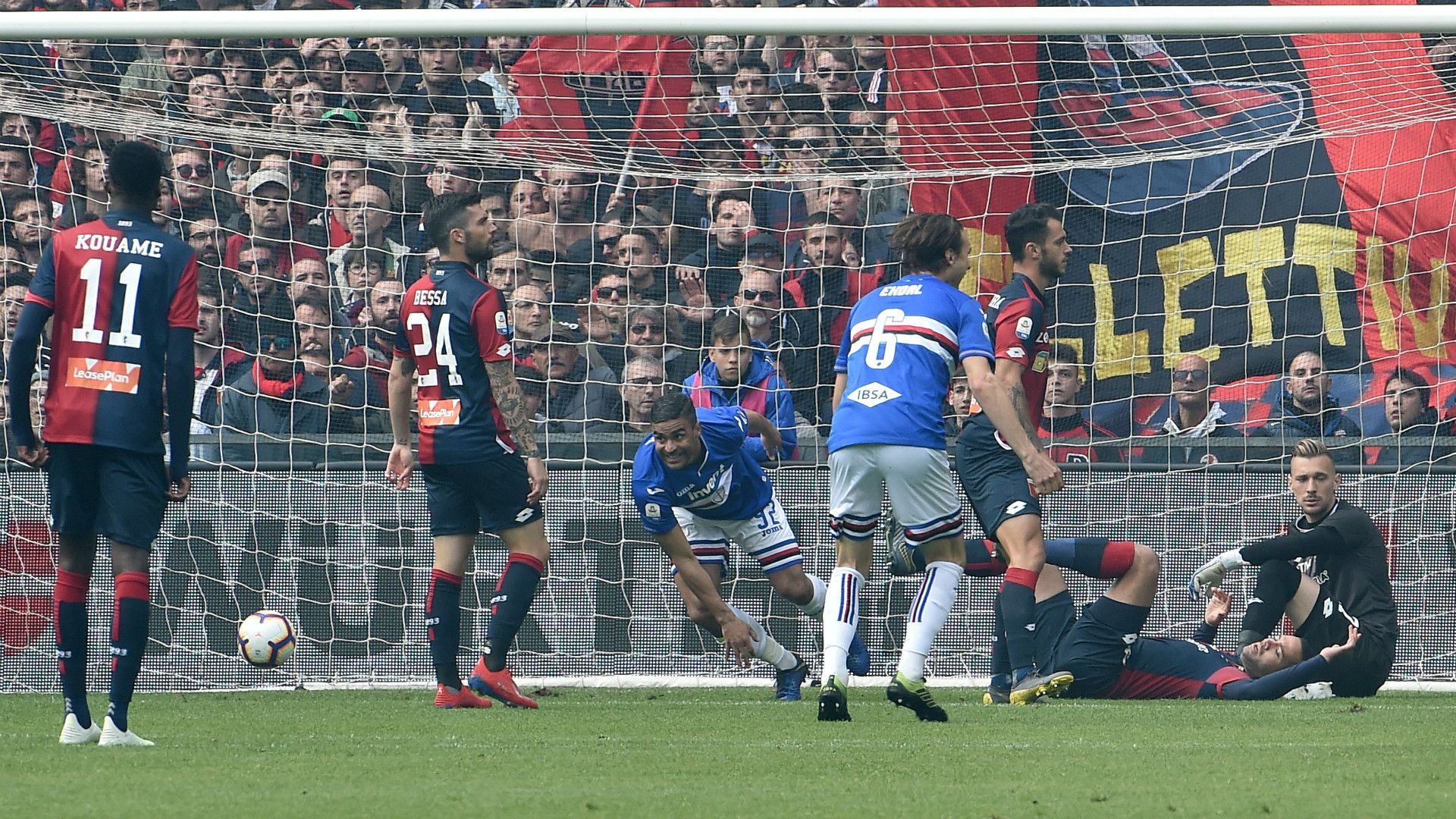 Sampdoria Genoa Defrel goal