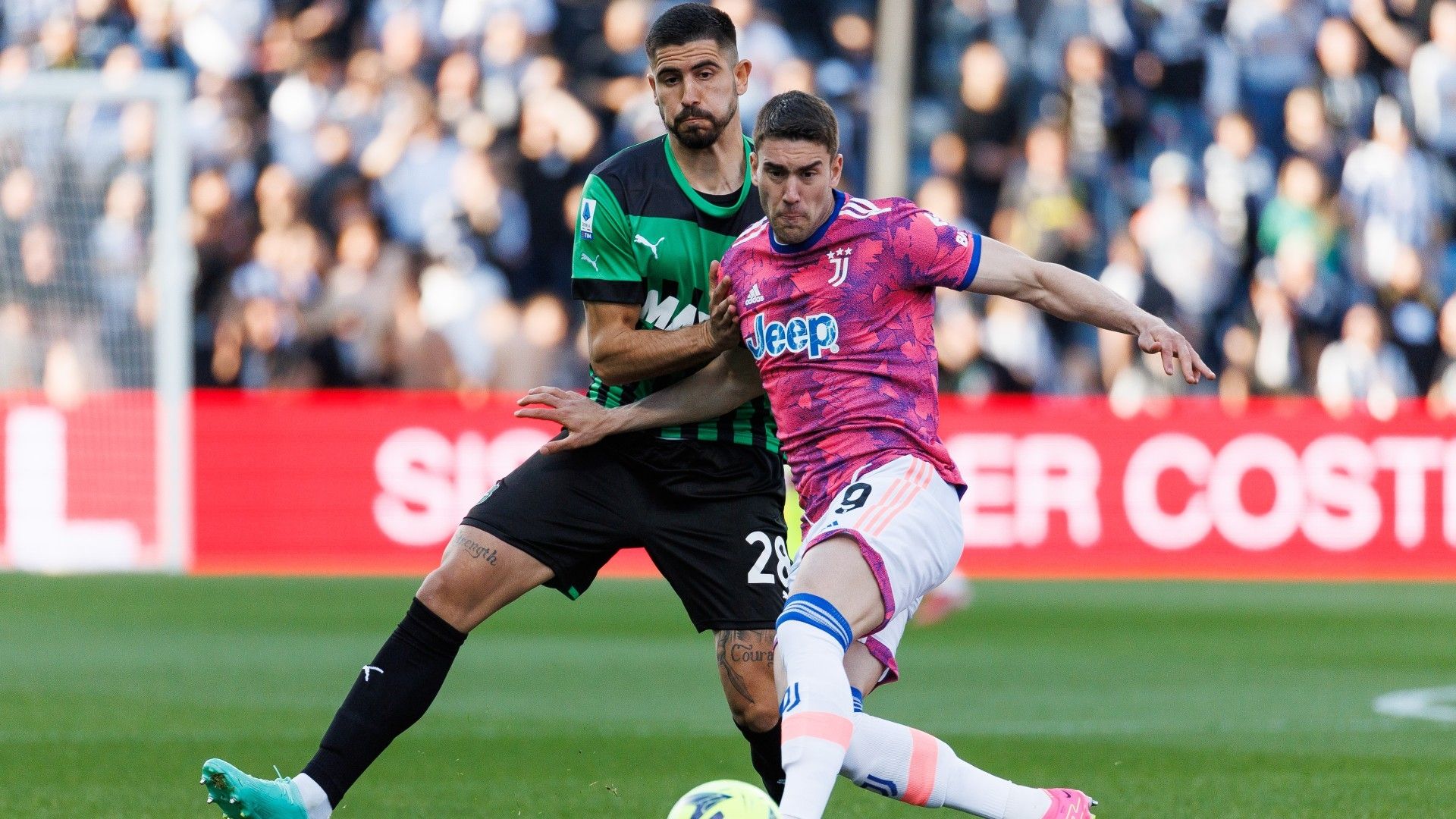 Erlic Vlahovic Sassuolo Juventus