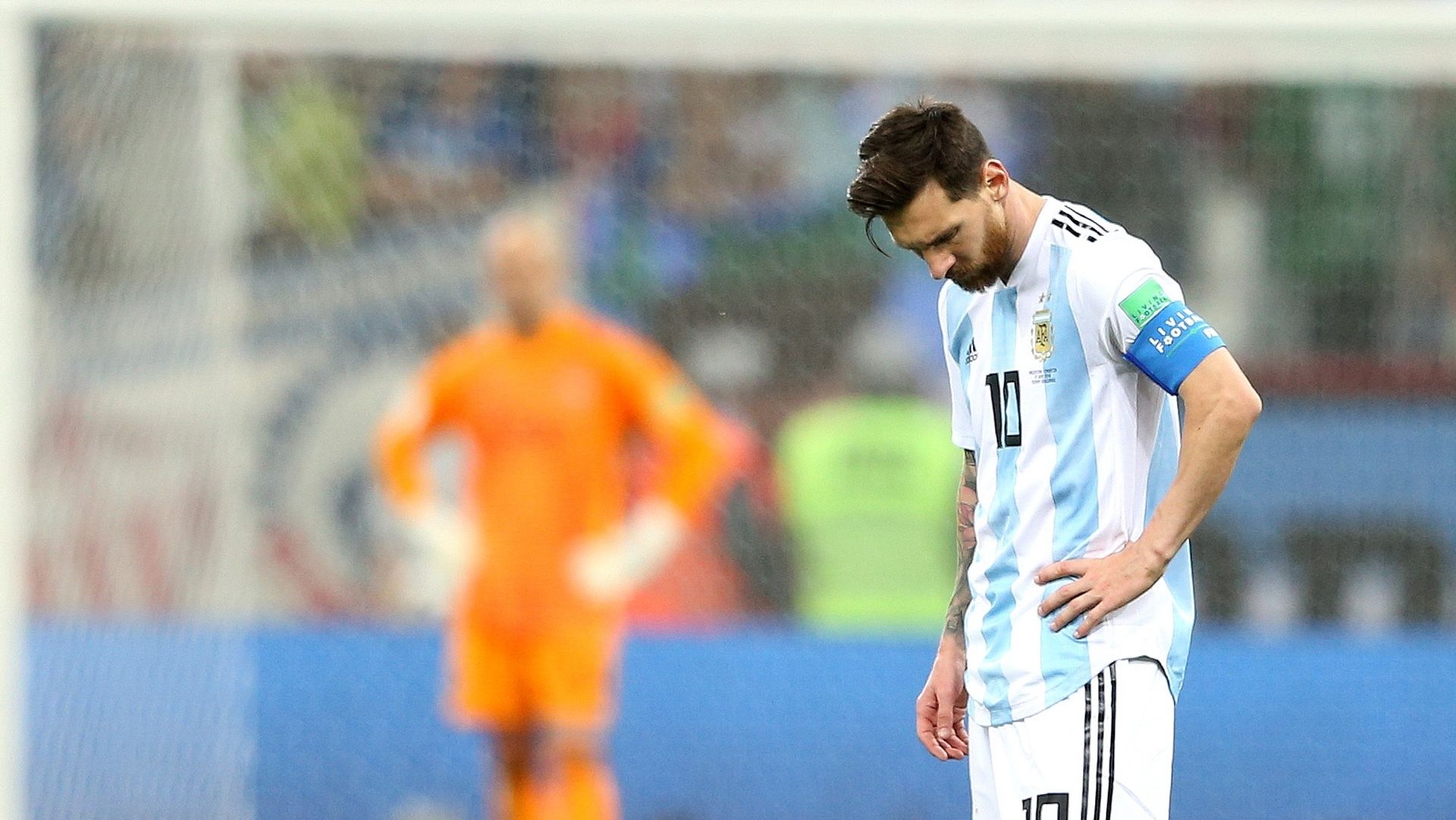 Lionel Messi Willy Caballero Argentina Croatia World Cup 2018