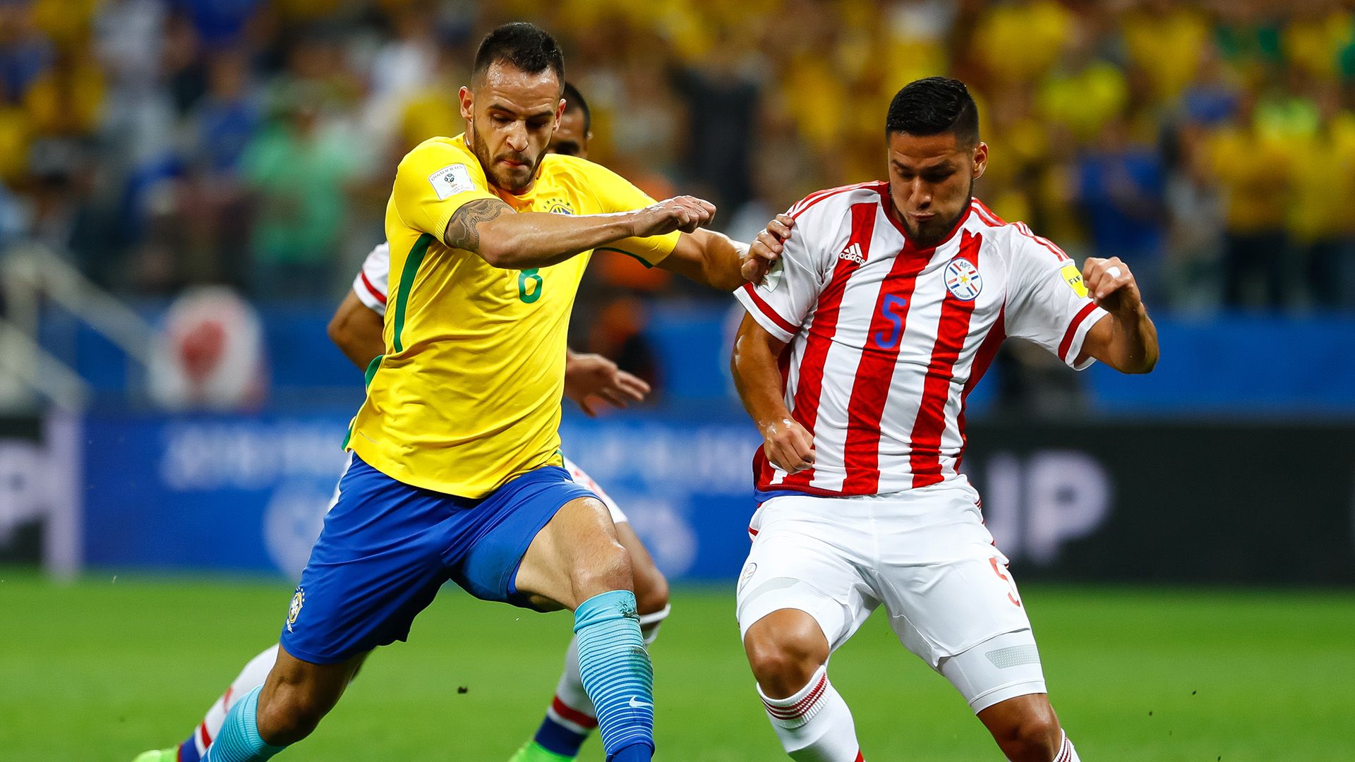 Renato Augusto Brasil Paraguai Eliminatorias 2018 28032017