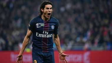 Edinson Cavani PSG Monaco Coupe de la Ligue 01042017