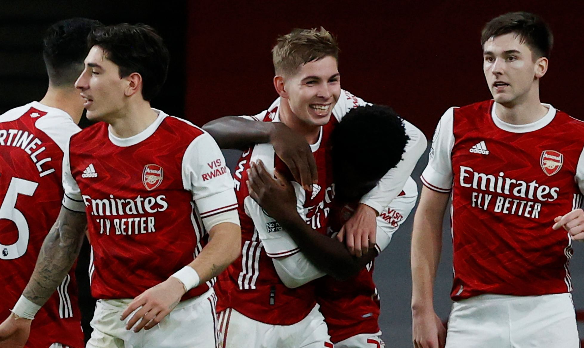 smith rowe saka arsenal