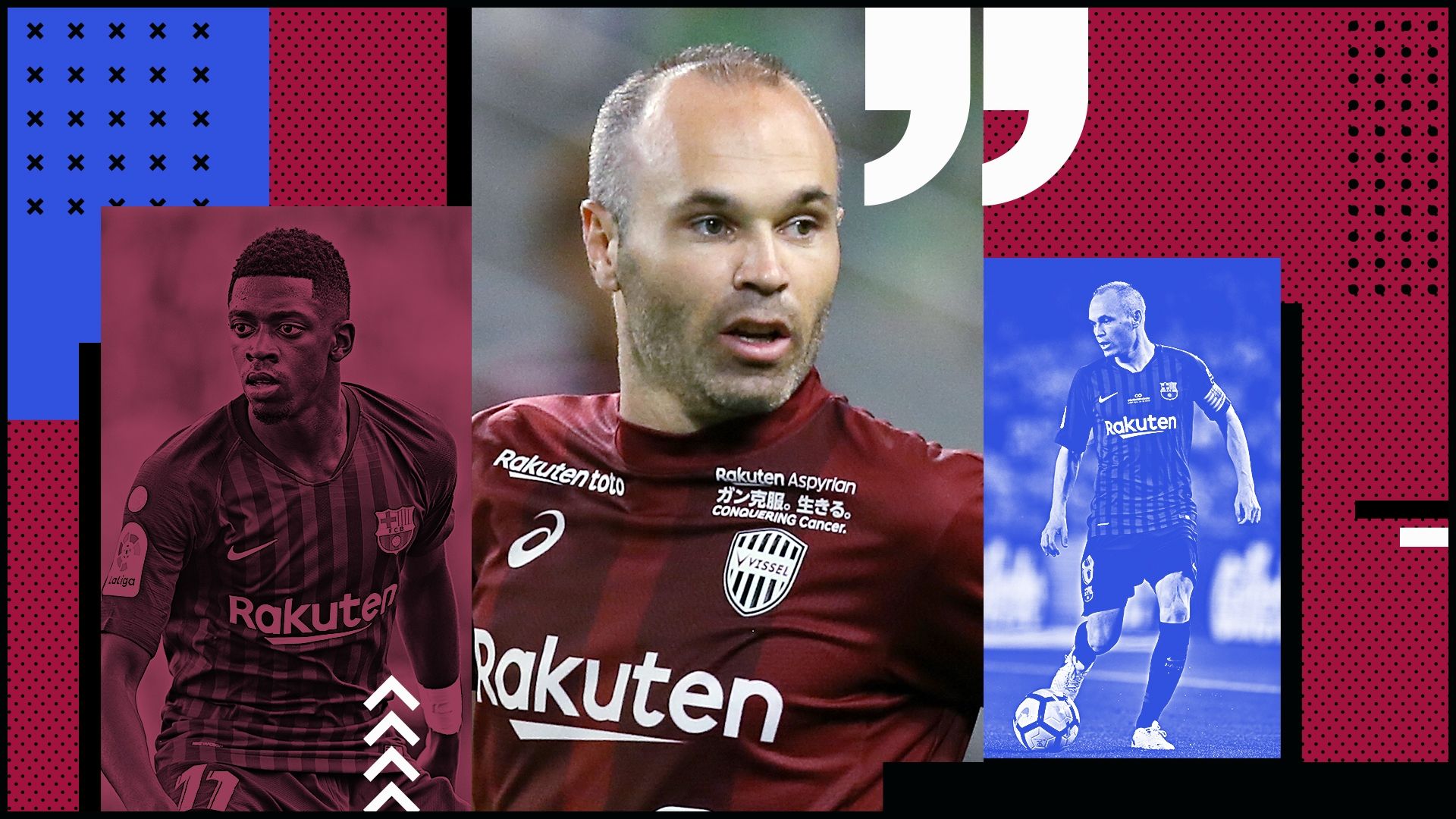 Andres Iniesta Interview GFX
