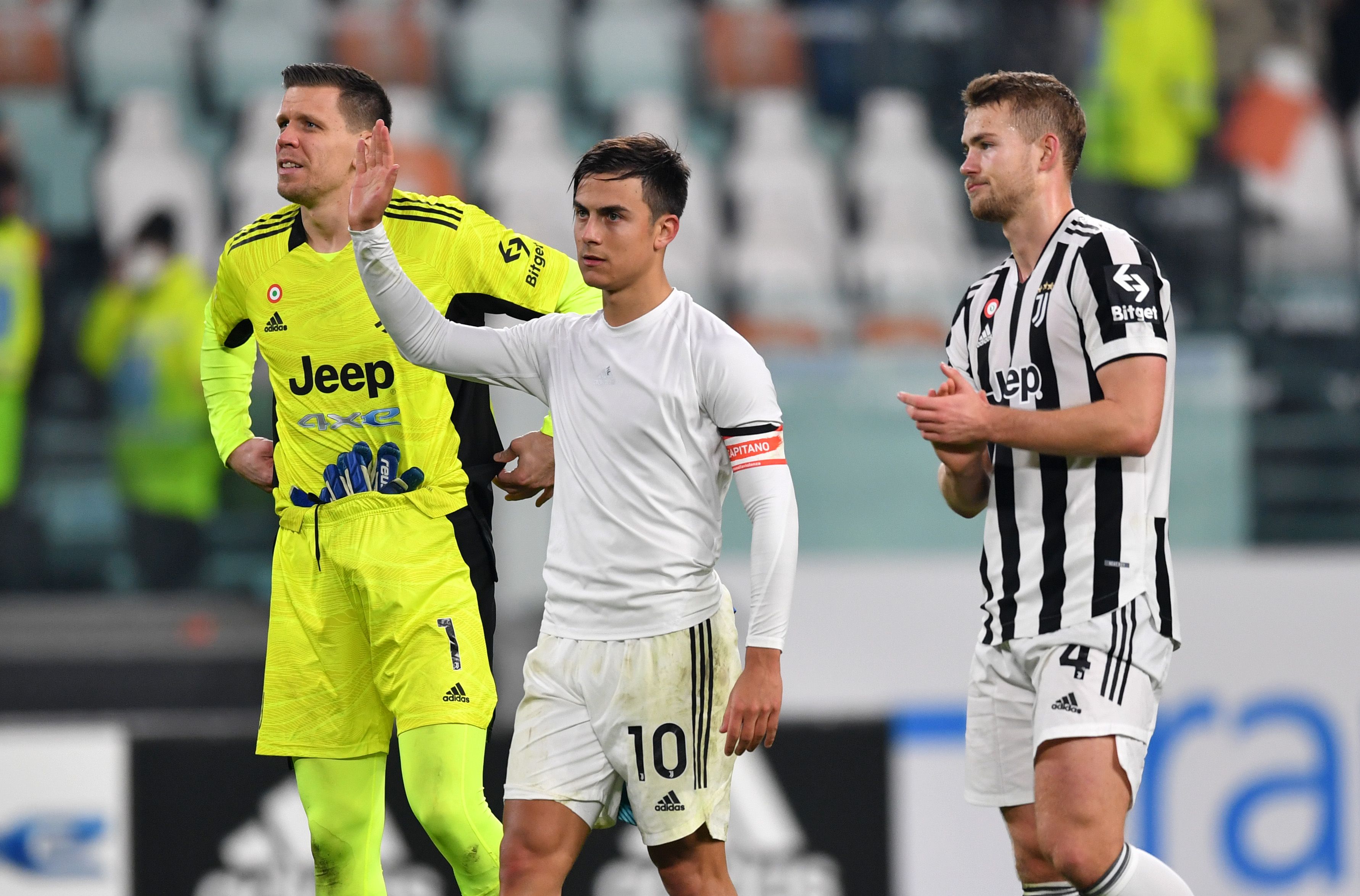 Szczesny De Ligt Dybala Juventus