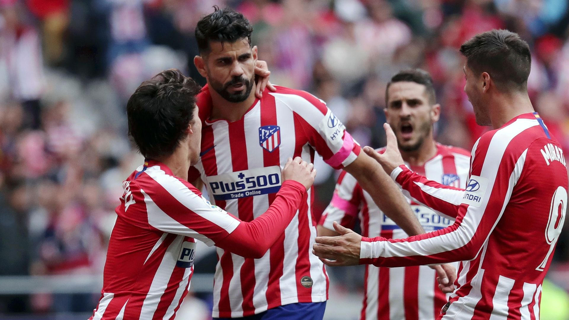 Diego Costa, Joao Félix, Morata y Koke, Atlético de Madrid
