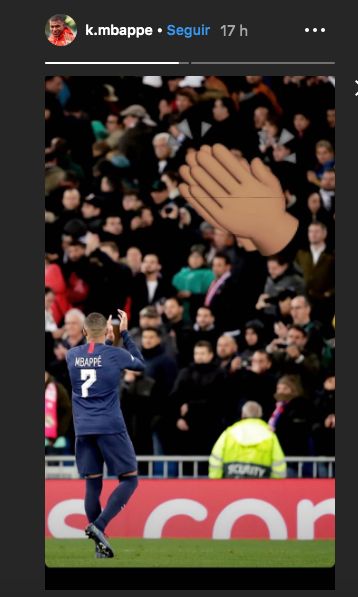 El guiño de Mbappé al Bernabéu