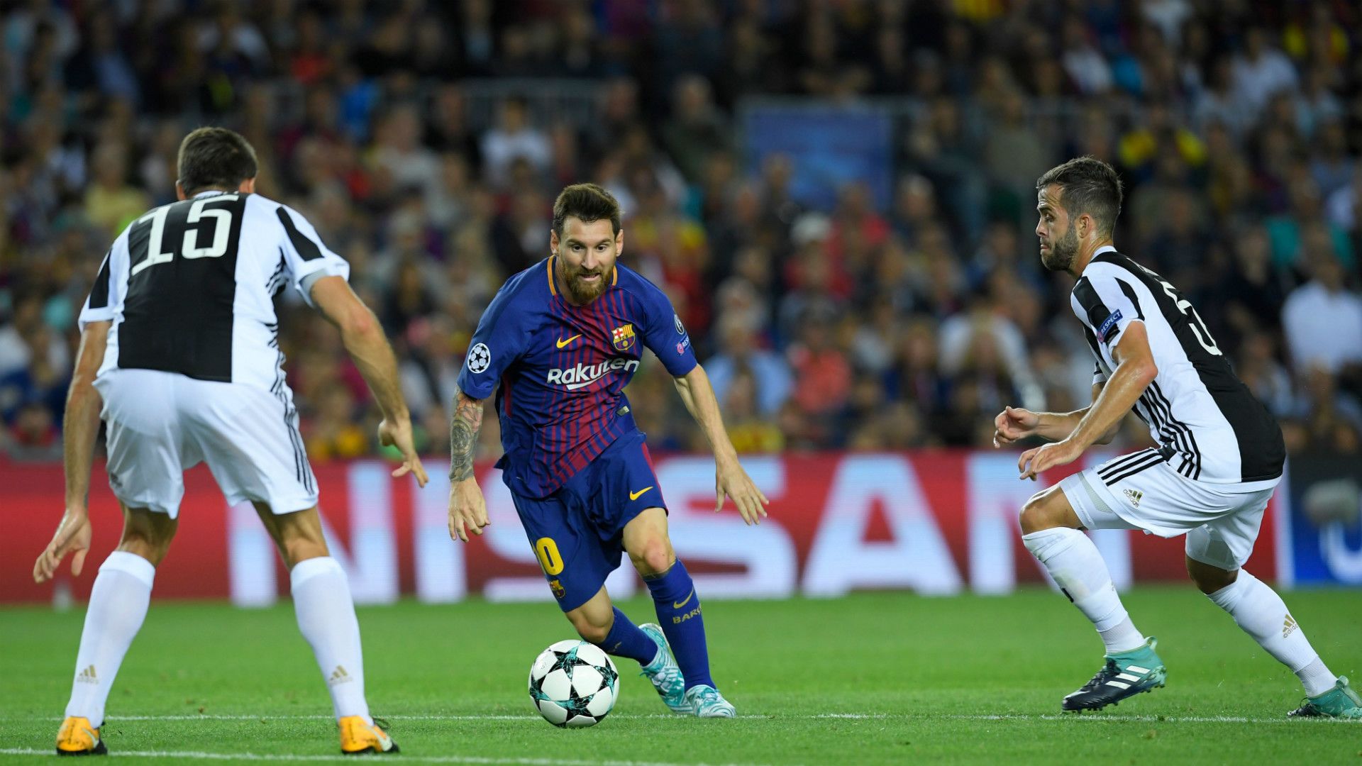 Lionel Messi Barcelona Juventus Champions League