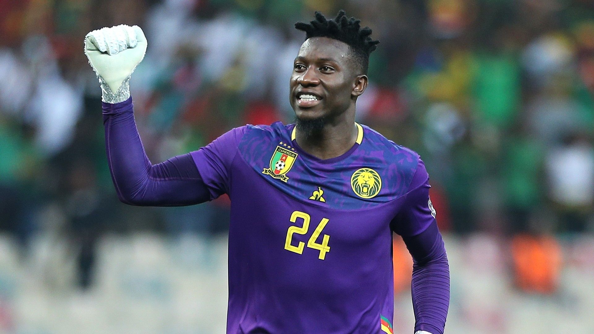 Cameroon goalkeeper Andre Onana.
