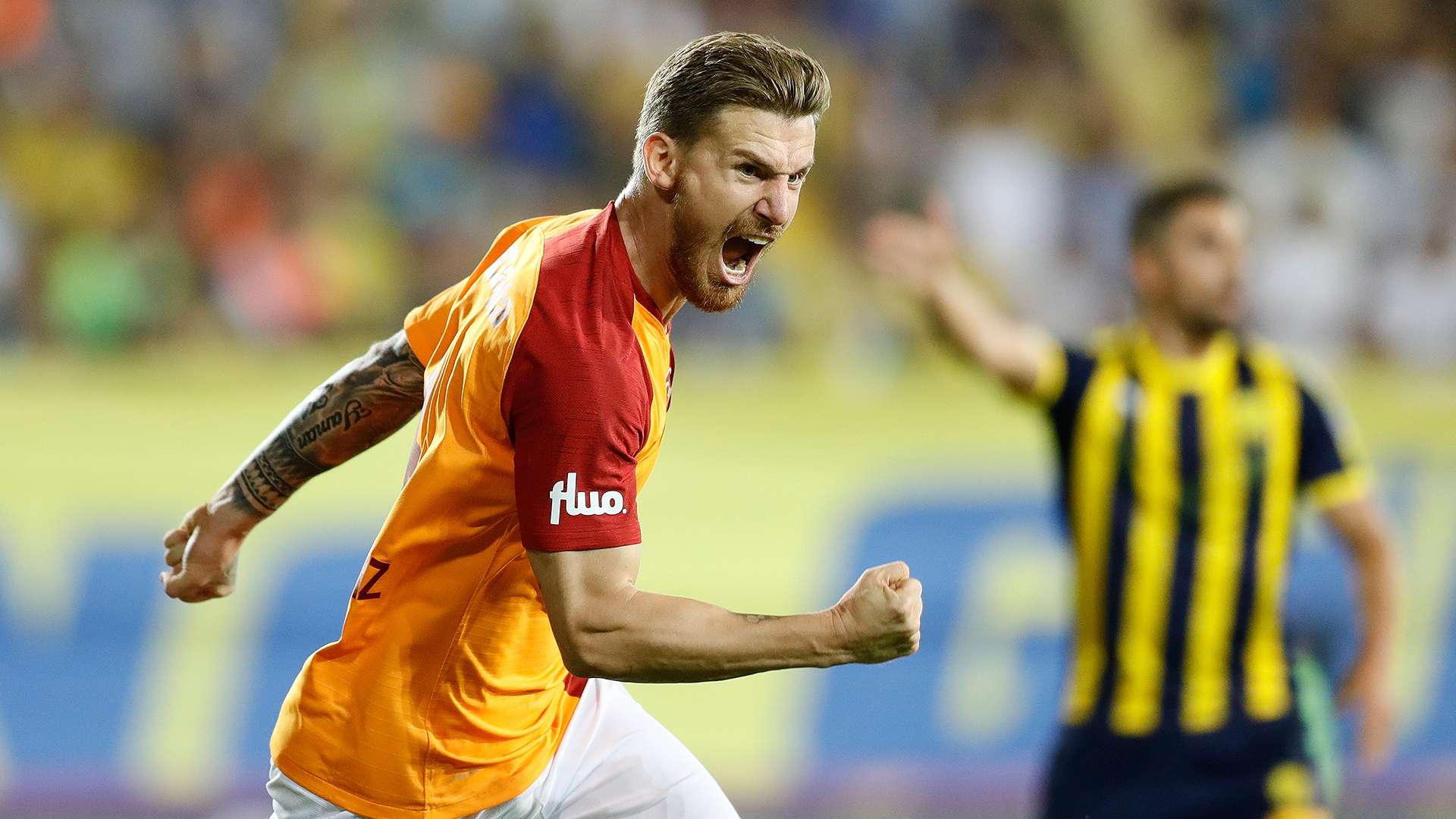 Serdar Aziz goal celebration Ankaragucu Galatasaray 08102018