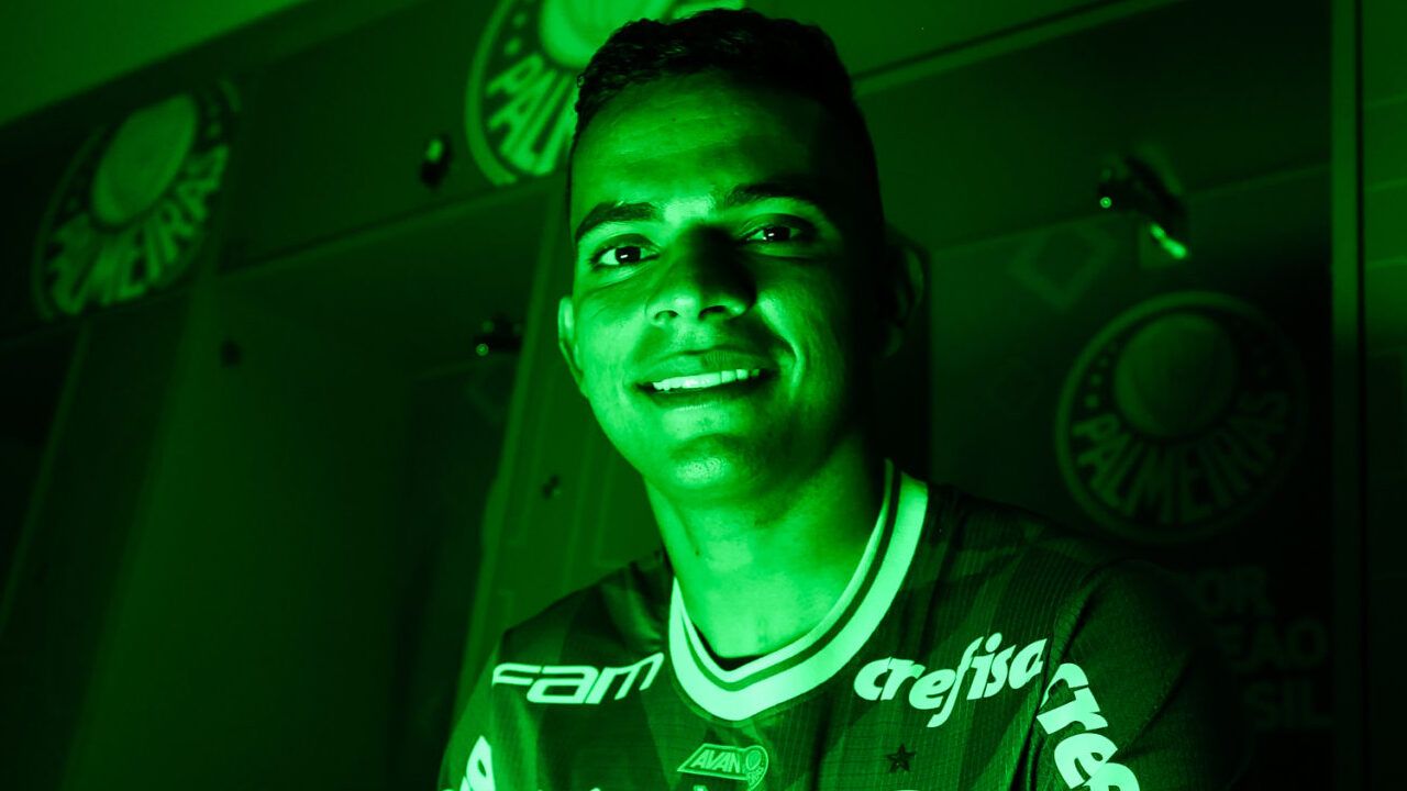 Bruno Rodrigues, pelo Palmeiras, apresentação