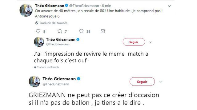 Tweets hermano de Griezmann