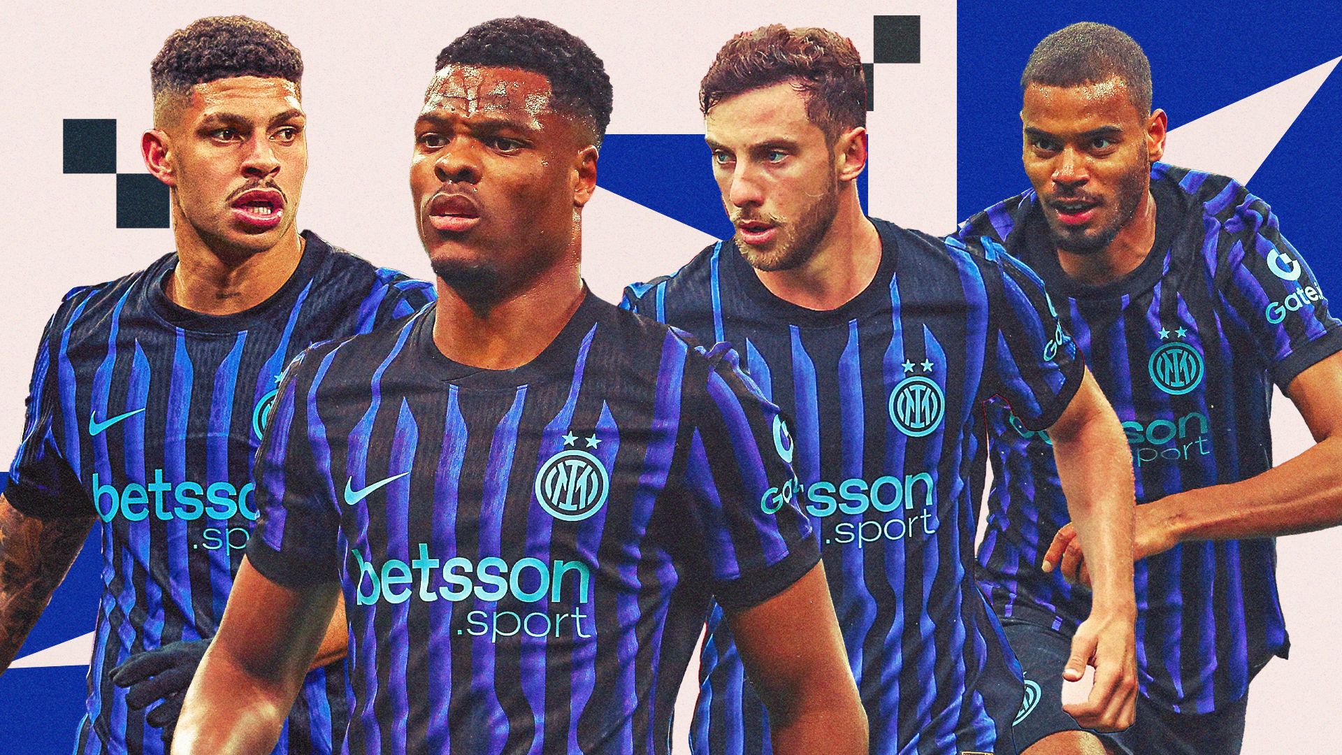 Esterni Inter Dumfries Carlos Augusto Luis Henrique Diouf gfx