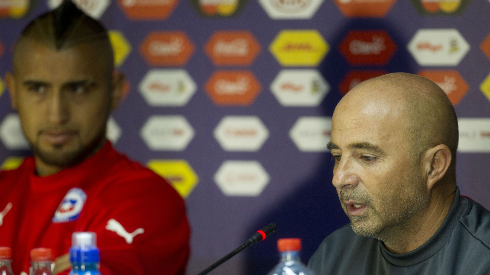 Arturo Vidal Jorge Sampaoli