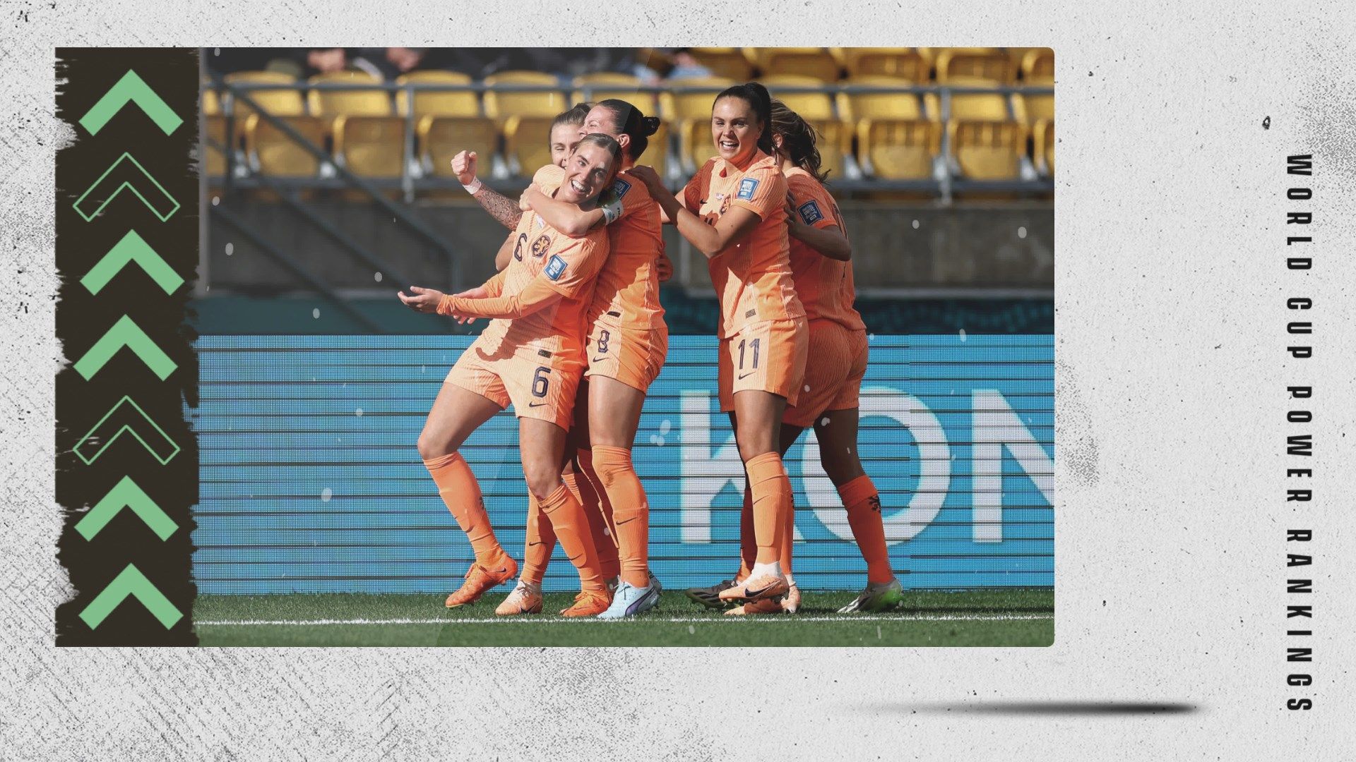 Netherlands World Cup power rankings up