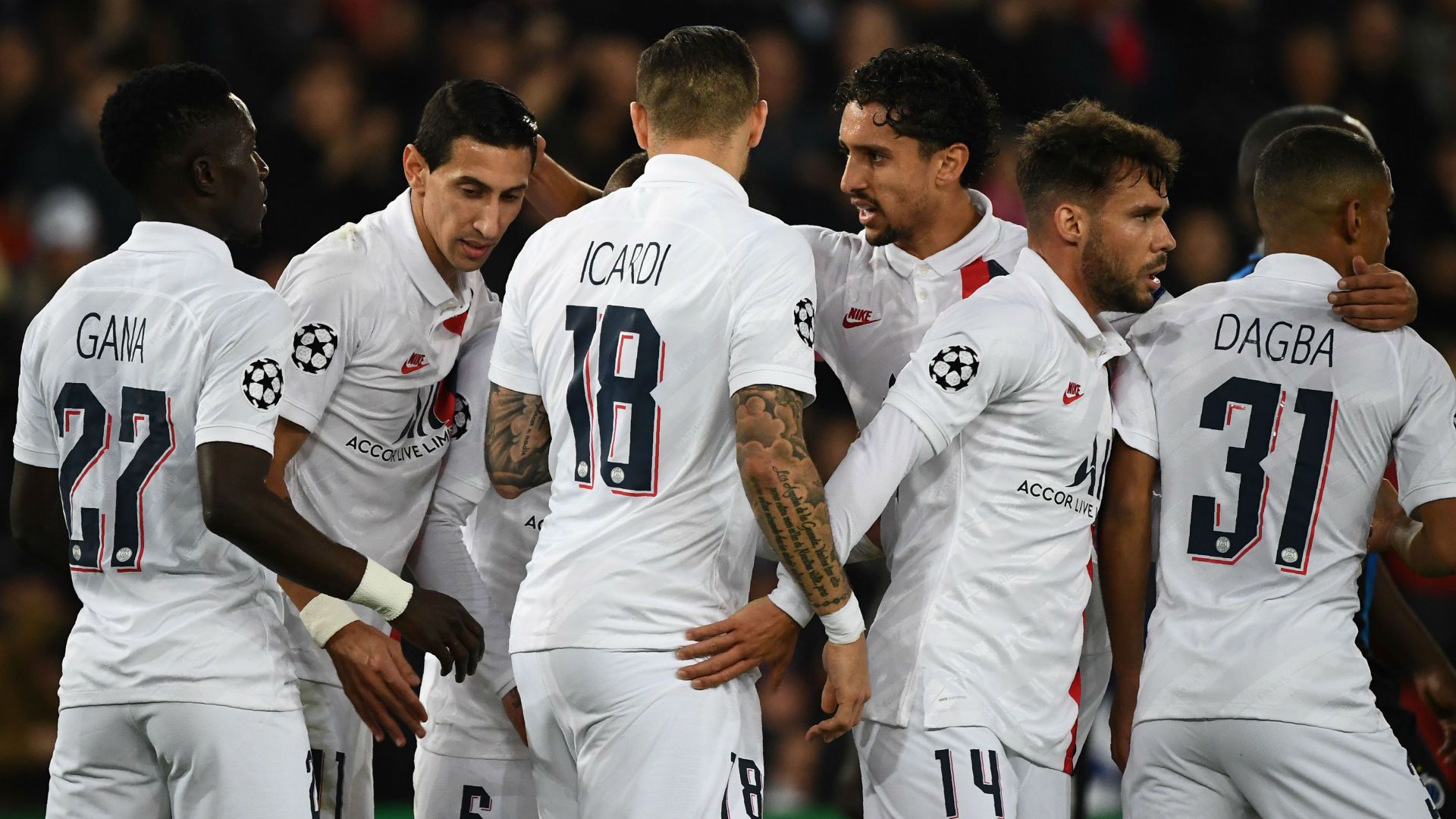 Mauro Icardi PSG Brugge UEFA Champions League 06112019