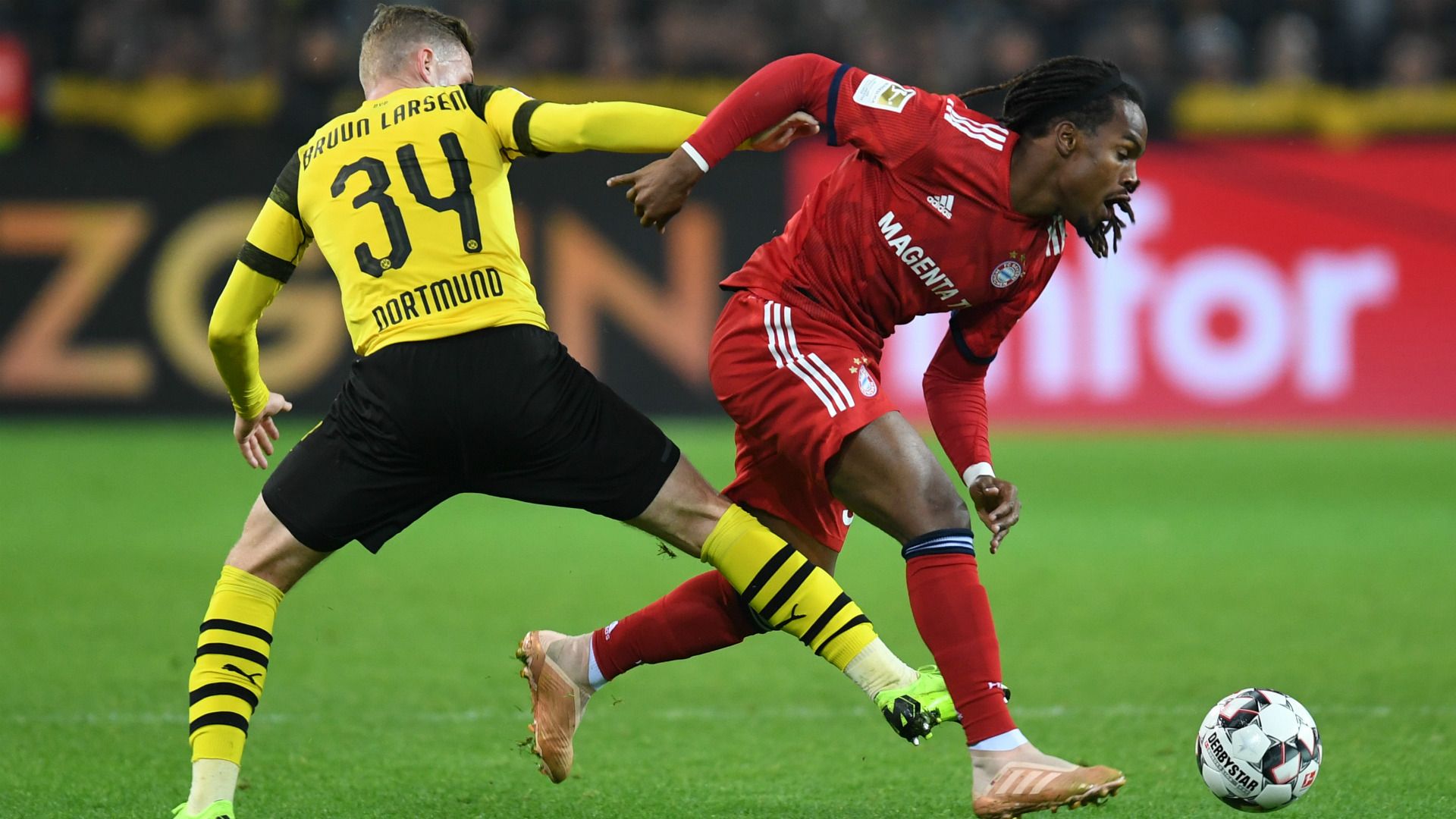 Jacob Bruun-Larsen Renato Sanches Dortmund Bayern 10112018