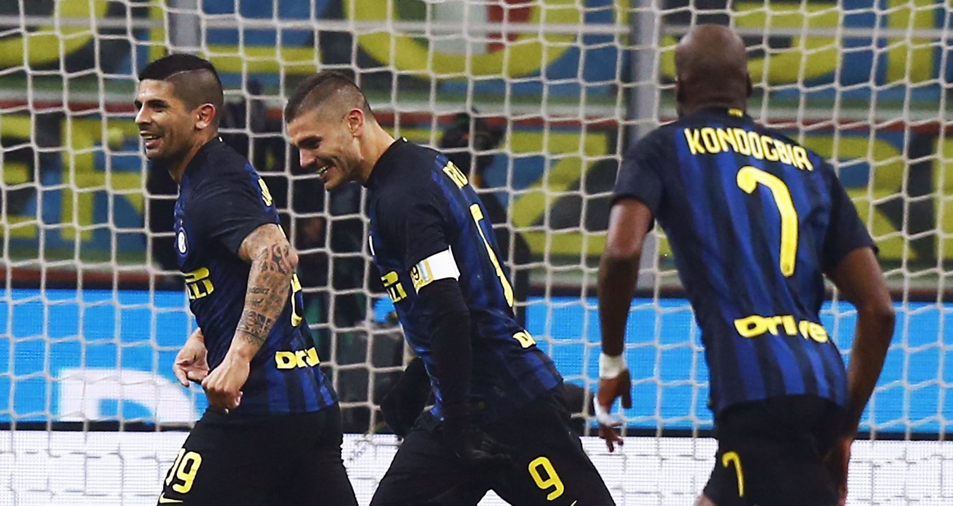 Mauro Icardi Ever Banega Inter Lazio Serie A
