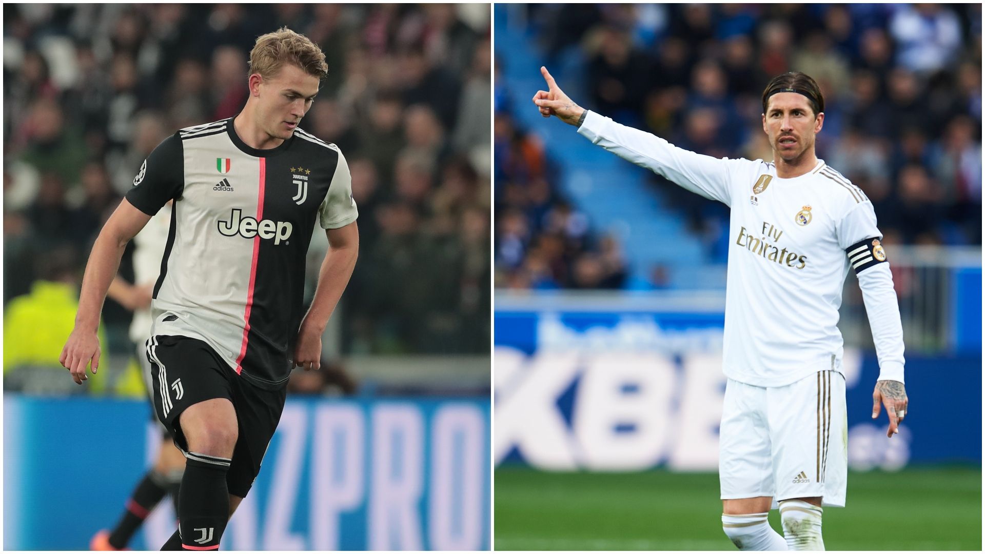 Real Madrid Juventus Sergio Ramos de Ligt