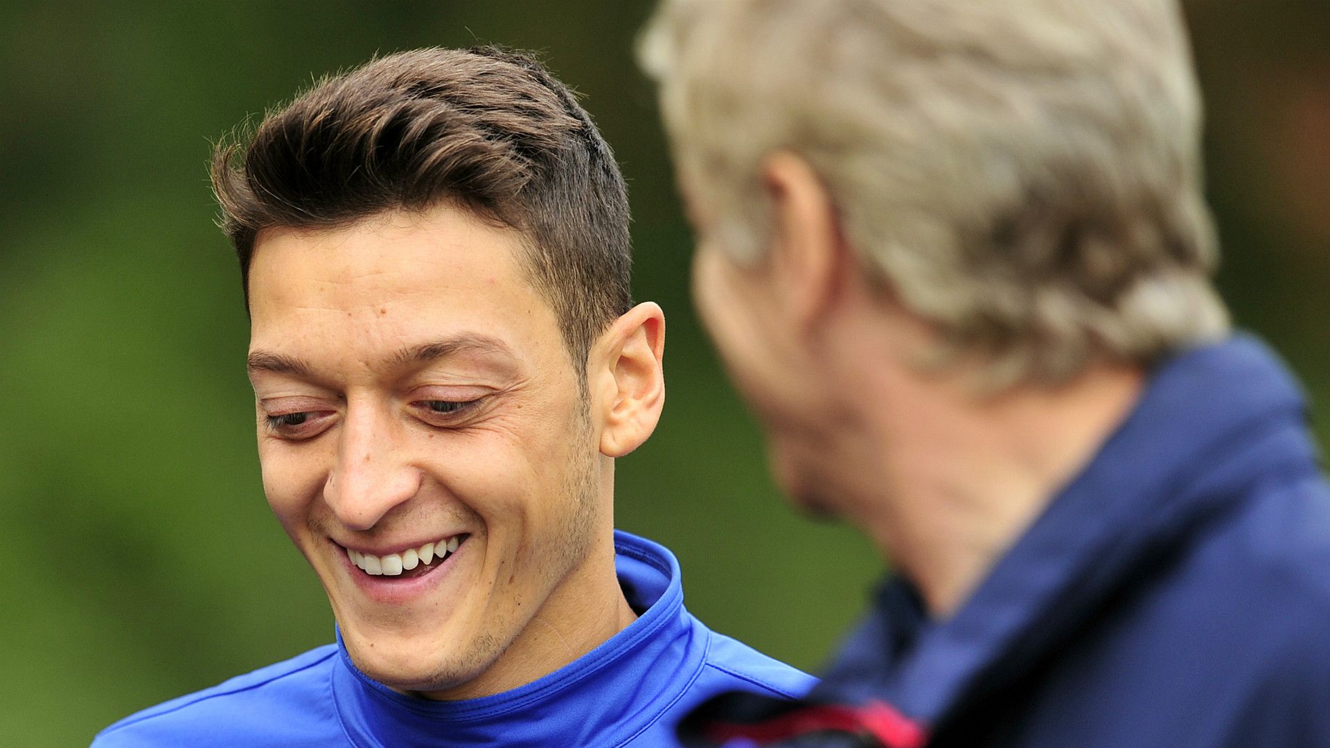 Mesut Özil Arsene Wenger FC Arsenal 130930 Premier League