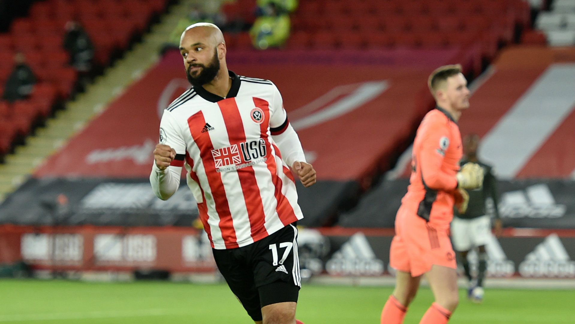 David McGoldrick Sheffield United vs Manchester United Premier League 2020-21