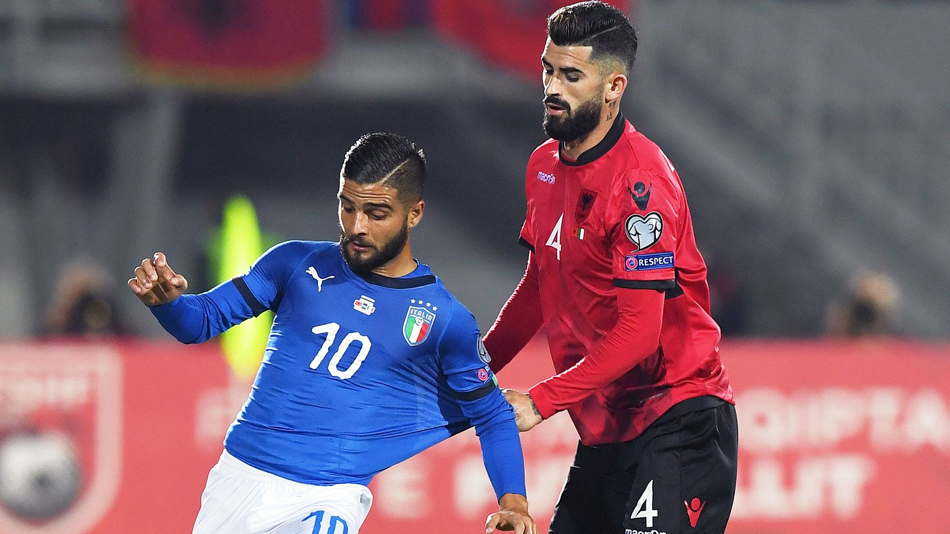 Insigne Hysaj Albania Italy
