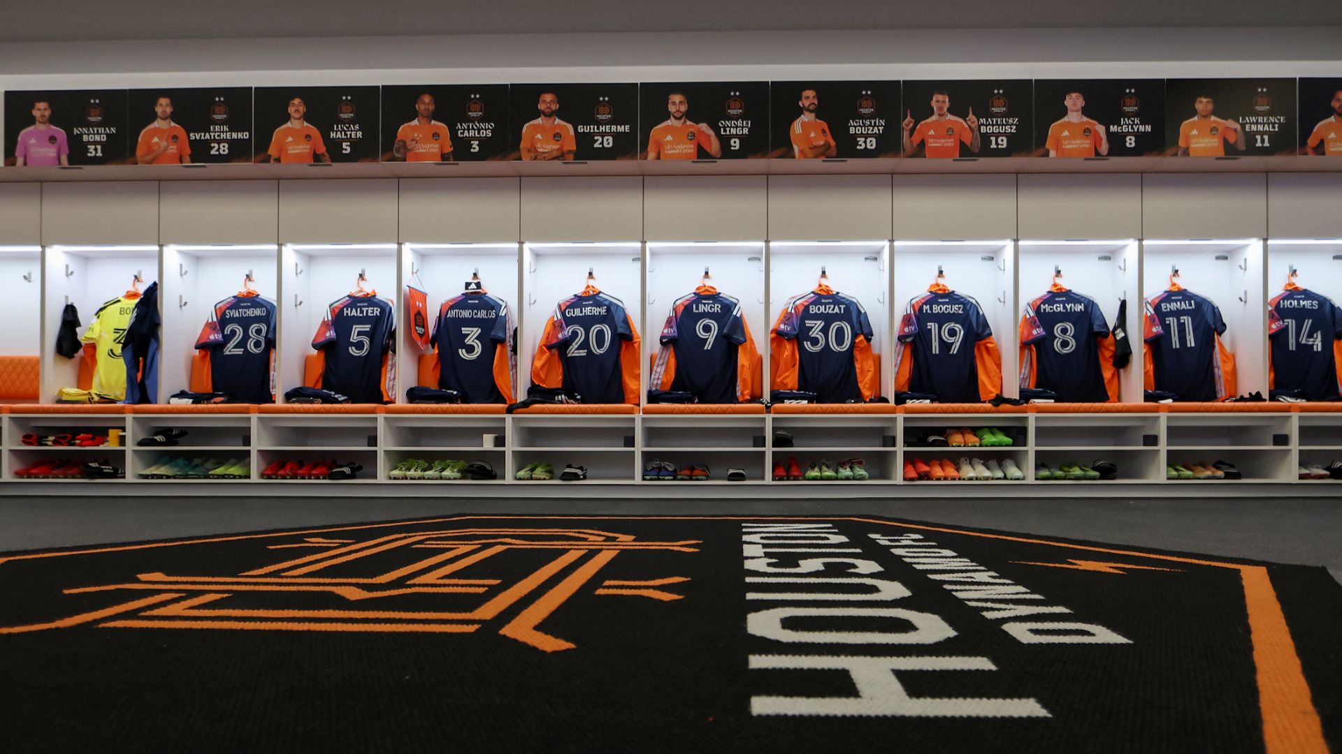 Houston Dynamo locker room
