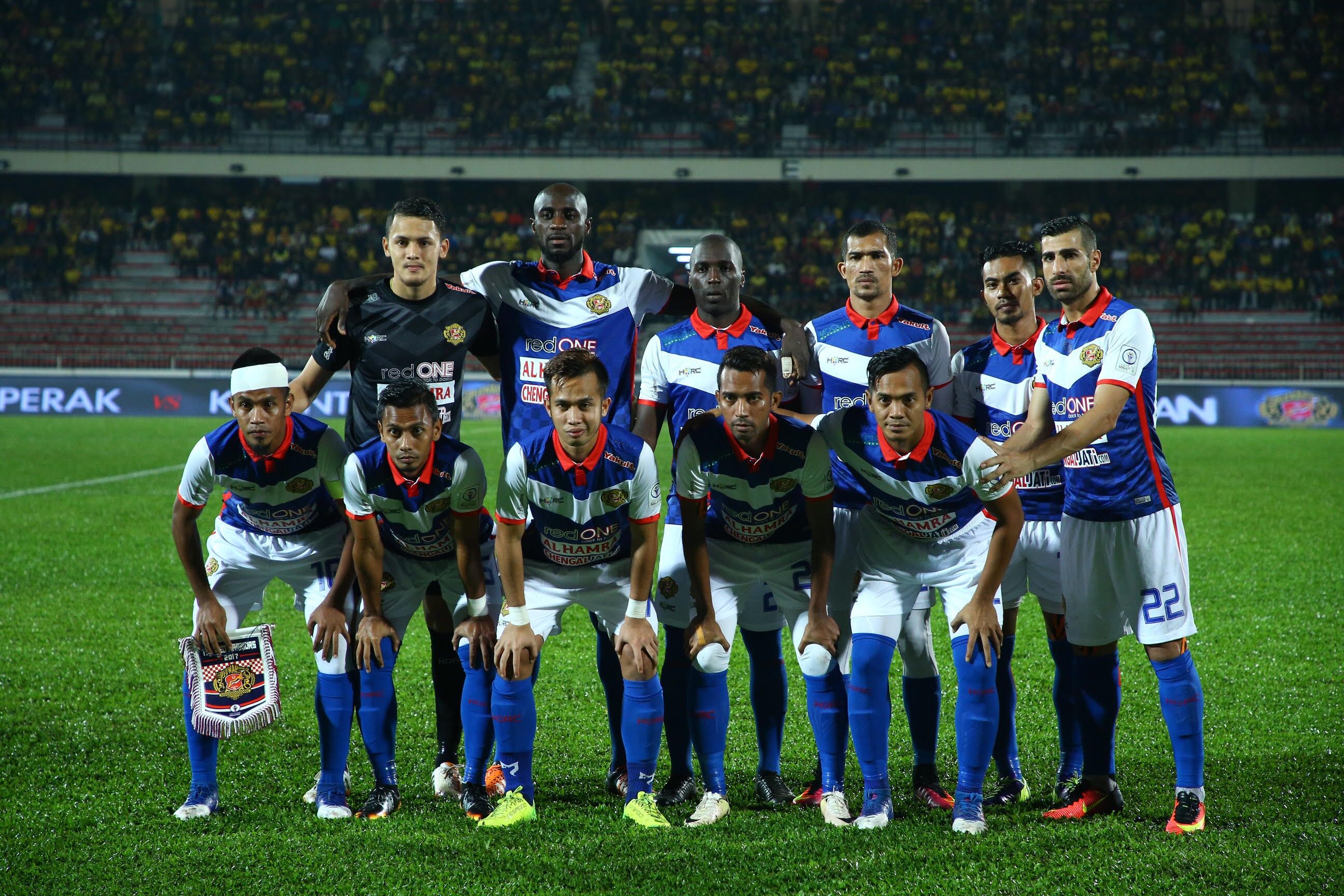 Kelantan's first eleven against Perak 1/3/2017