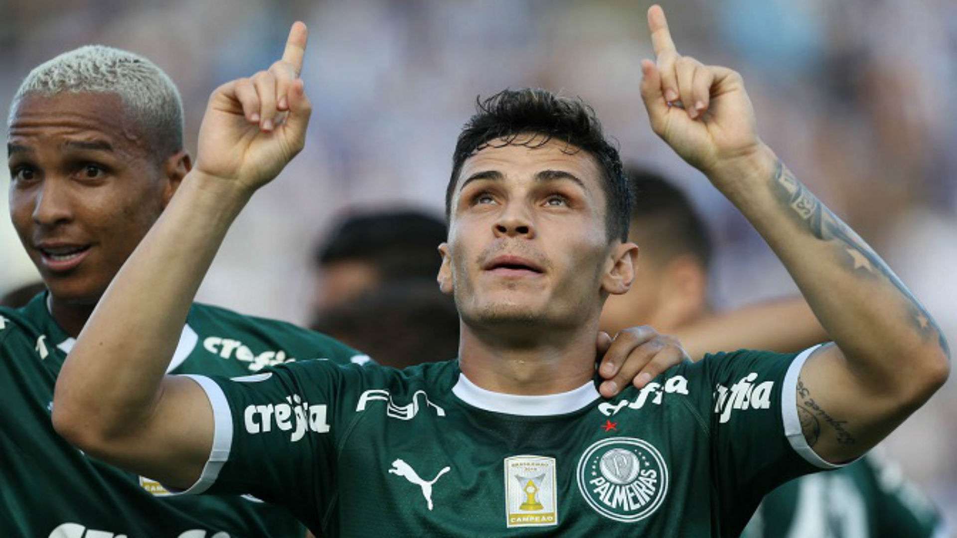 Gustavo Gomez Palmeiras Santos Brasileirão 18 05 2019