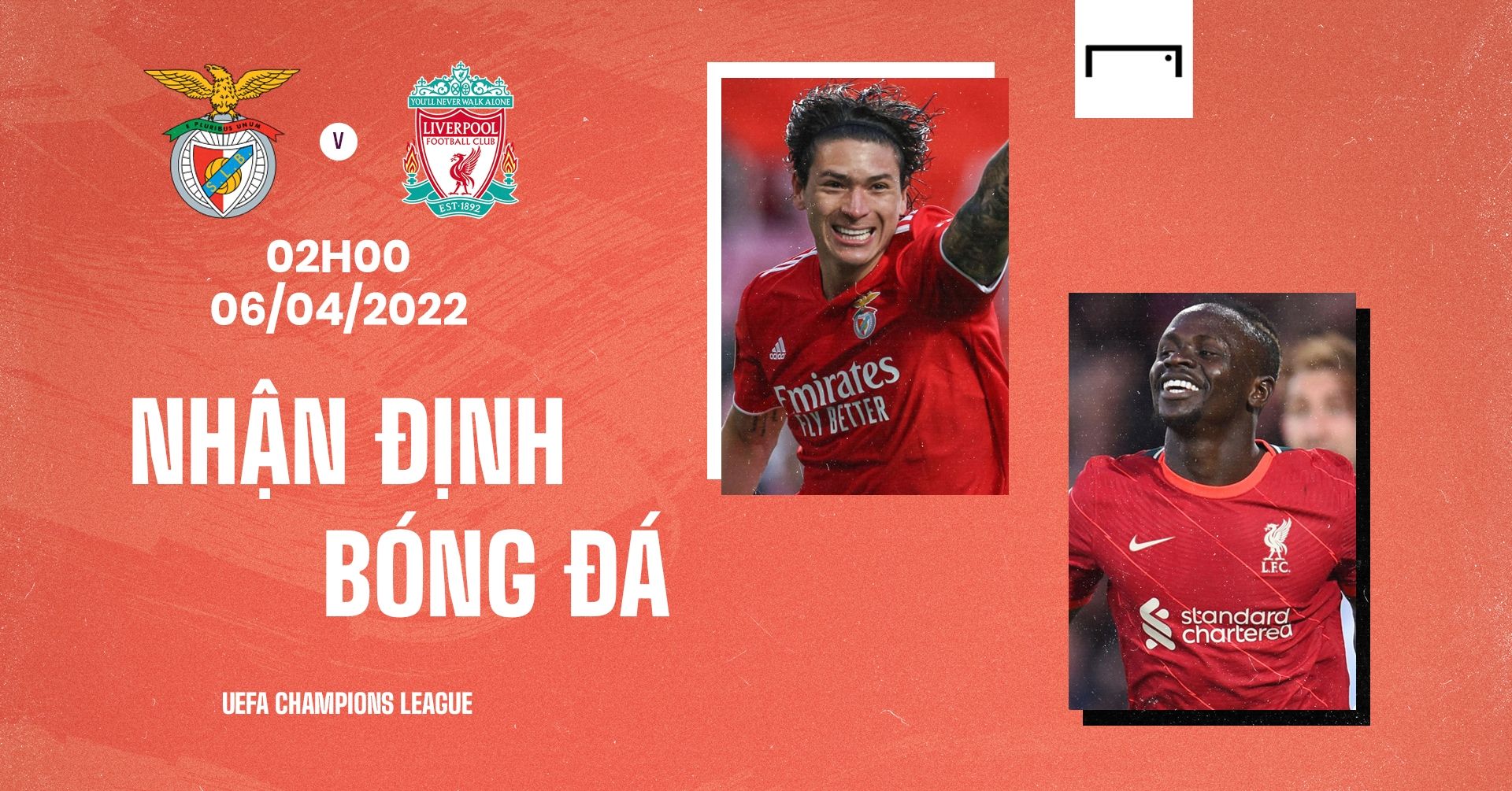 Preview Benfica vs Liverpool 2022 UCL GFX