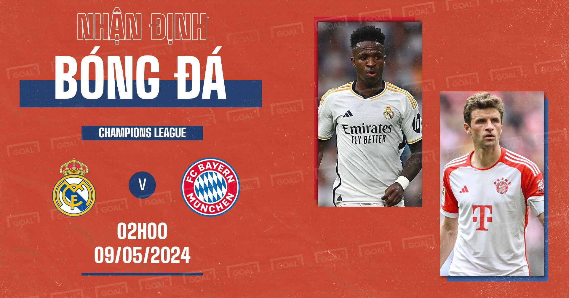 Real Madrid vs Bayern Munich, Champions League 2023-24 GFX