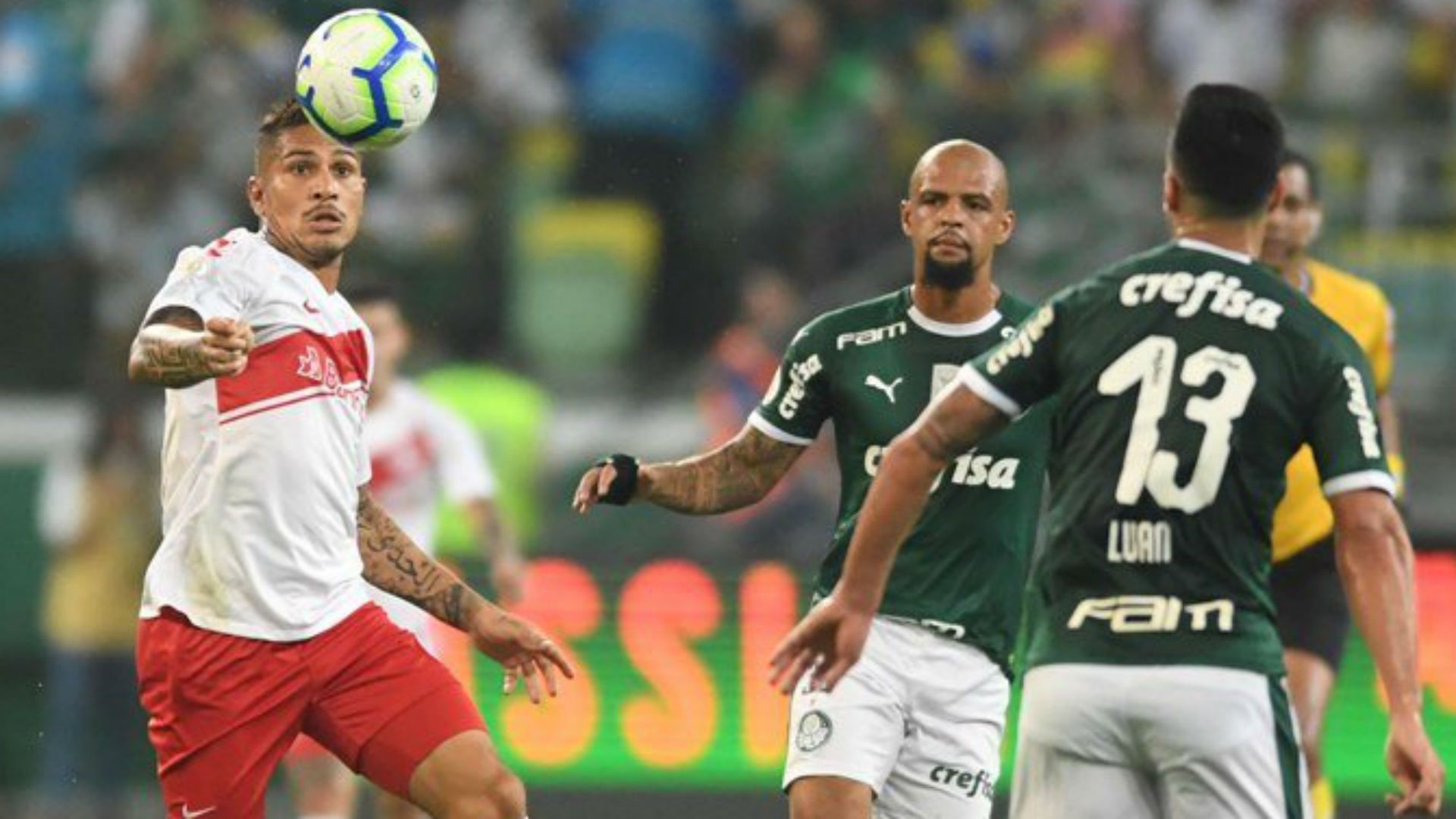 Guerrero Felipe Melo Palmeiras Inter Brasileirão 04 05 2019