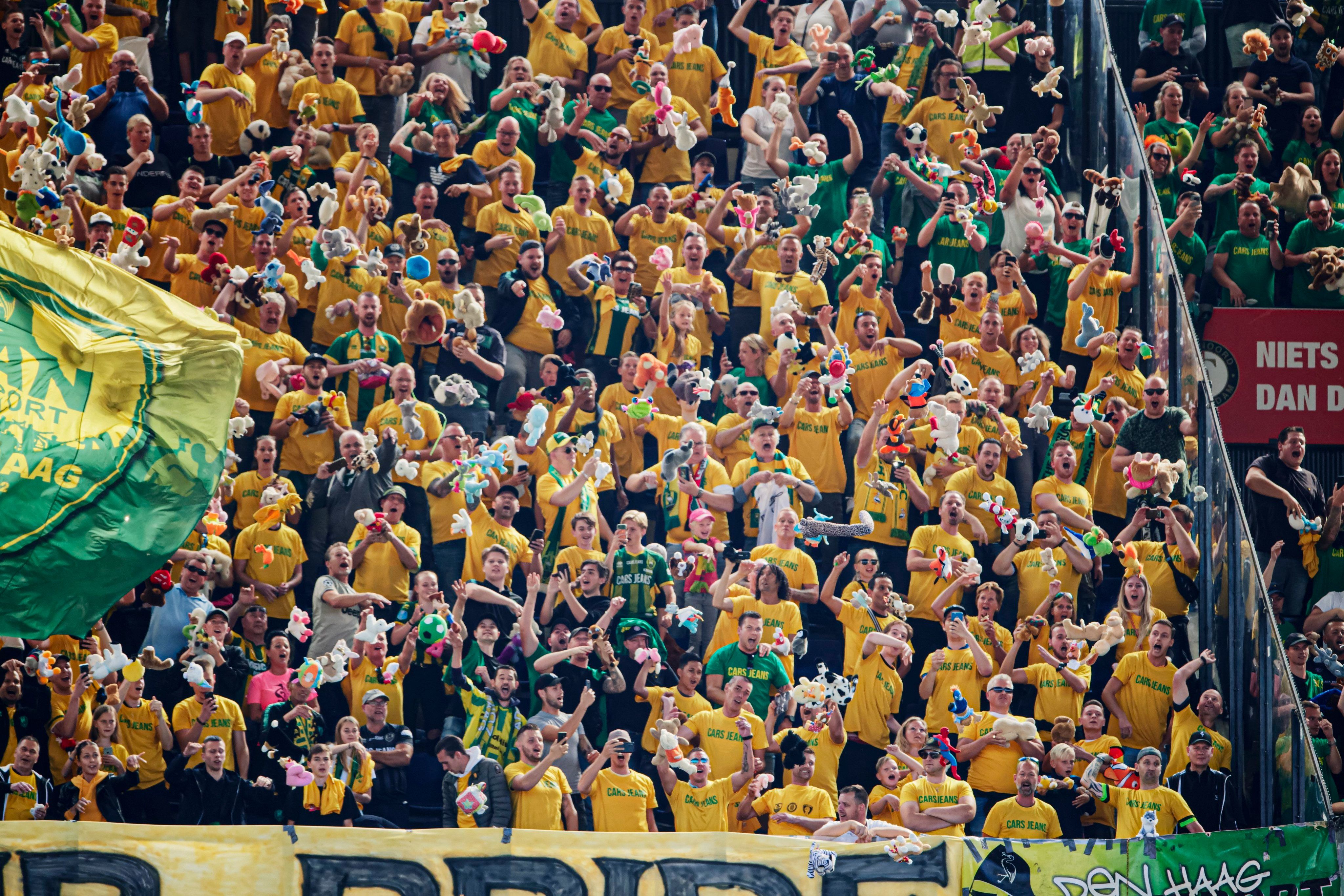 Feyenoord vs ADO Den Haag Eredivisie stuff animals