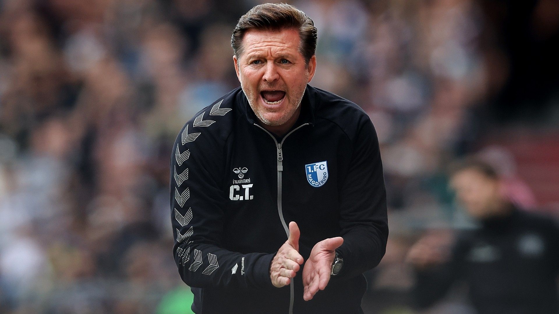 Head coach Christian Titz of Magdeburg